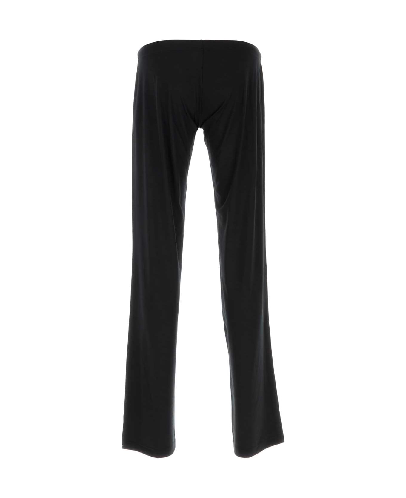 Black Stretch Modal Joggers