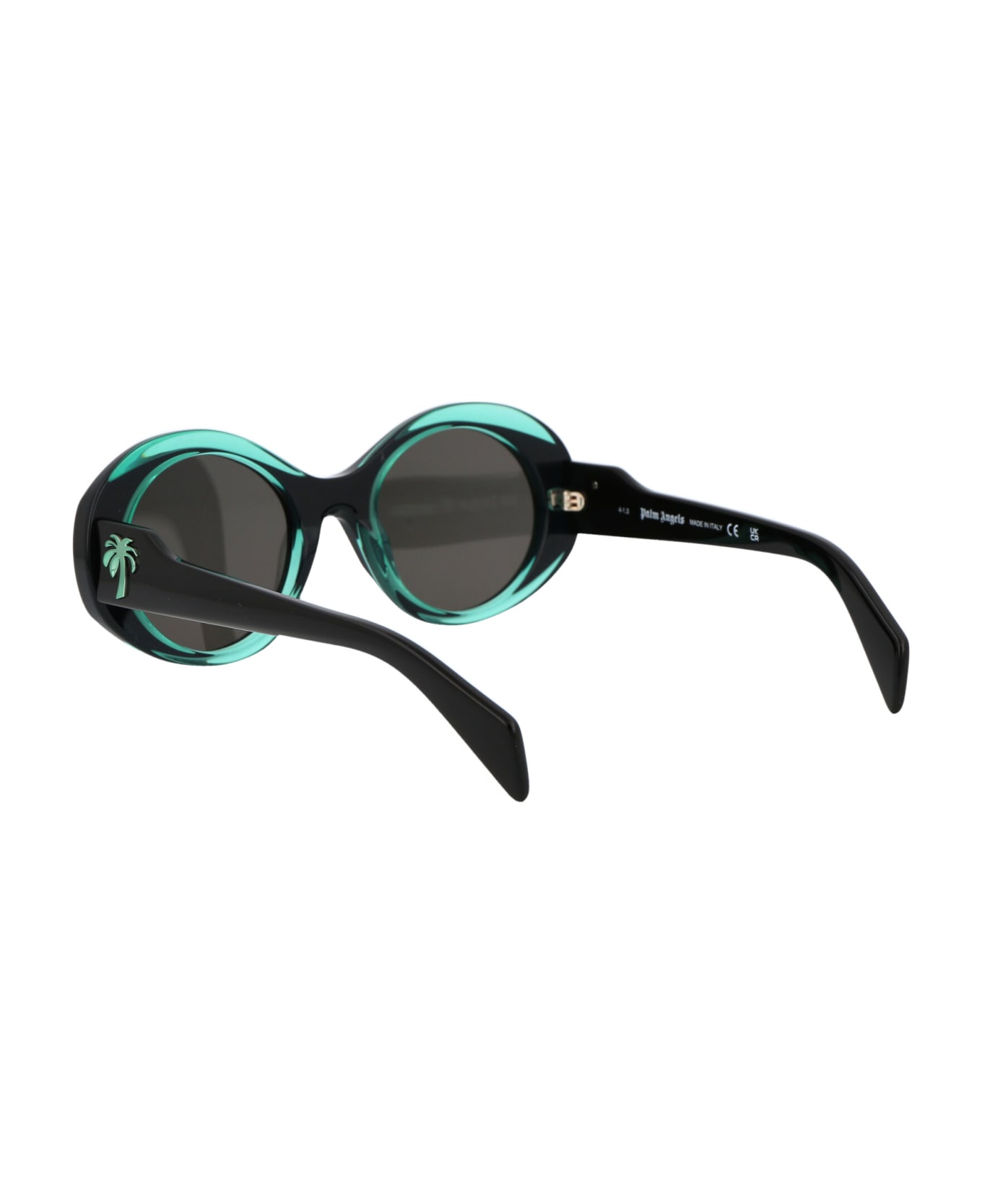 Palm Angels Doyle Crystal Sunglasses Moschino - 5407 tortoise arm square sunglasses