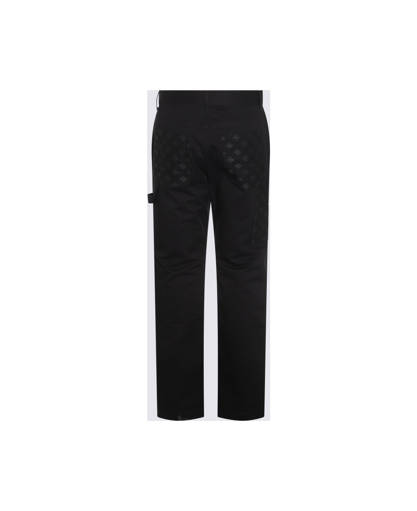 Black Cotton Pants - Thumbnail 1