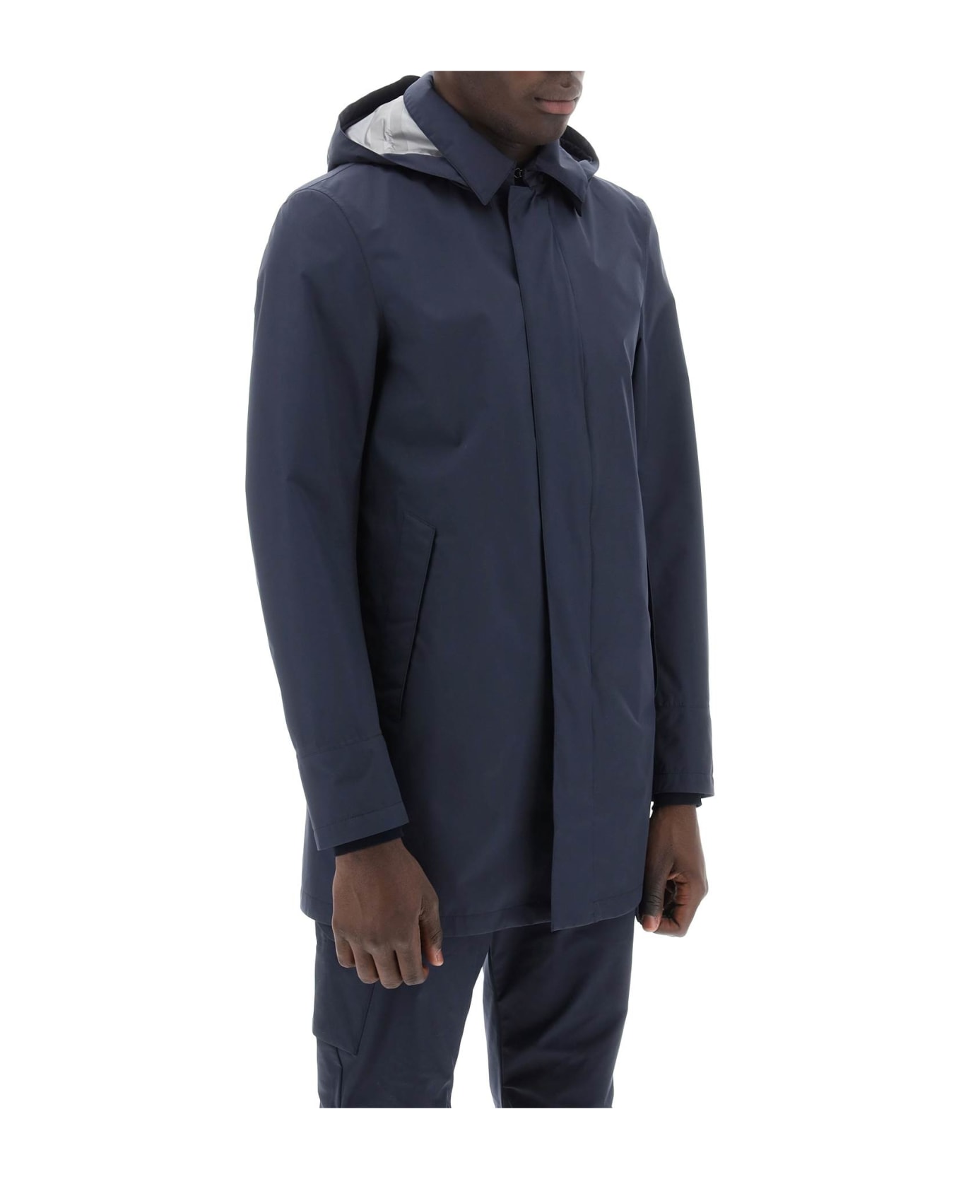 Herno Laminar Carcoat In Gore-tex 2l - BLU (Blue)