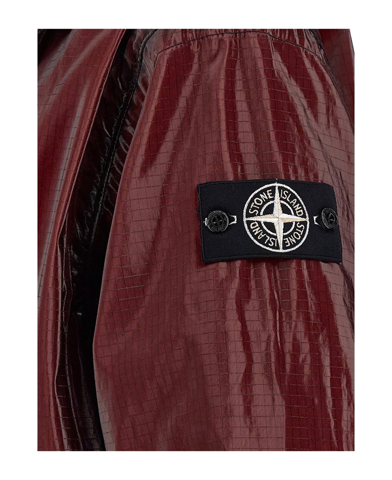 Stone Island 
4100079 Uneven Ripstop Prismatico
 Parka - Bordeaux