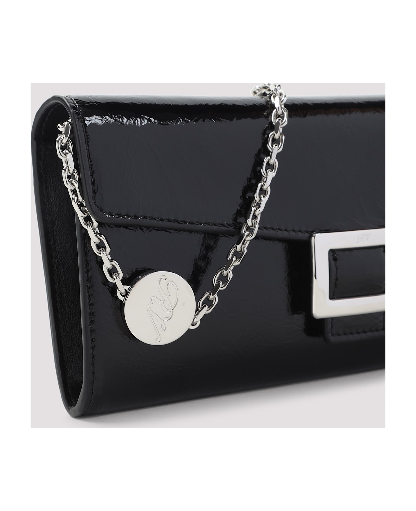 Roger Vivier Belle Clutch - Nero