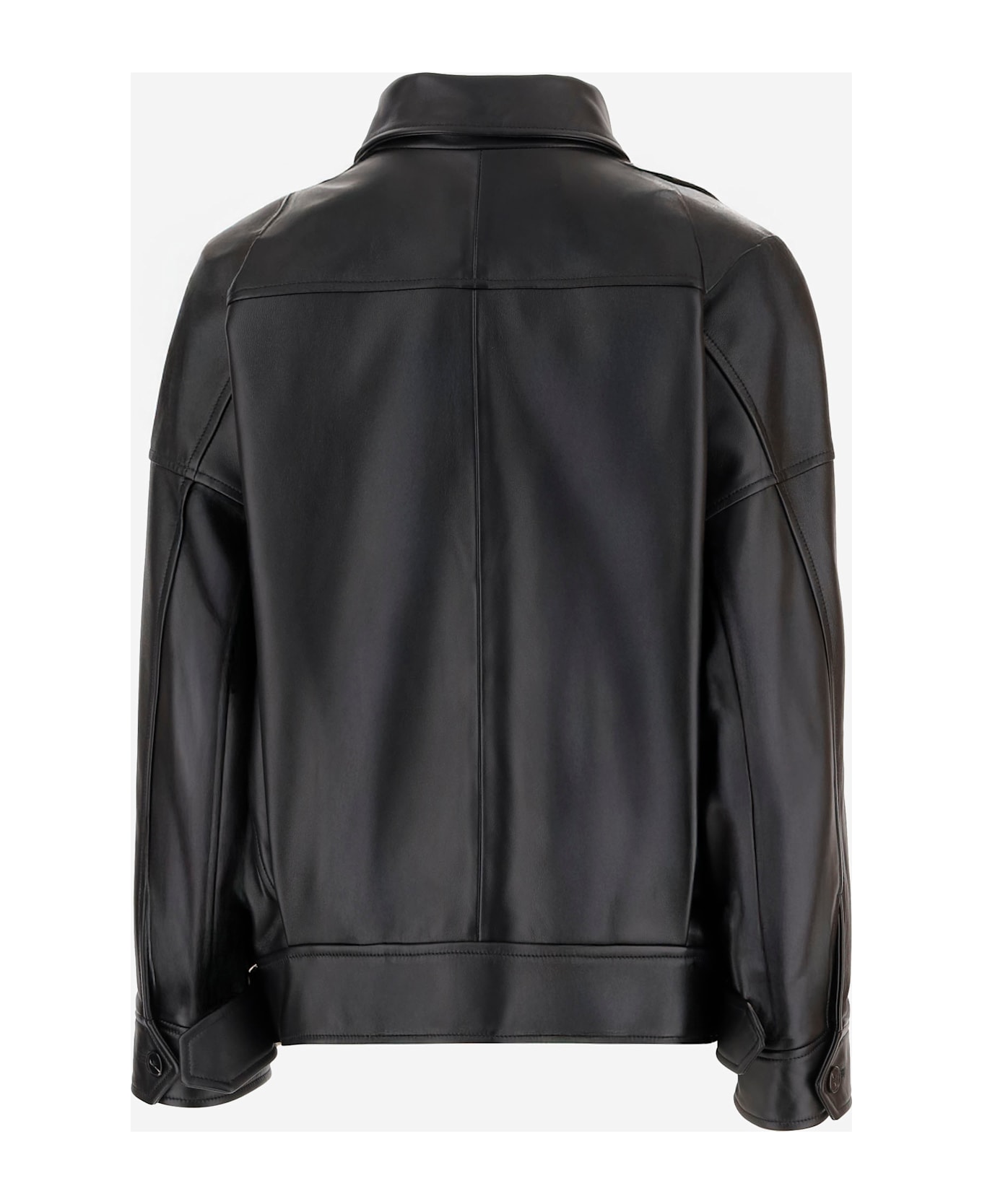DARKPARK Celine Aviator Jacket In Nappa Leather - Black