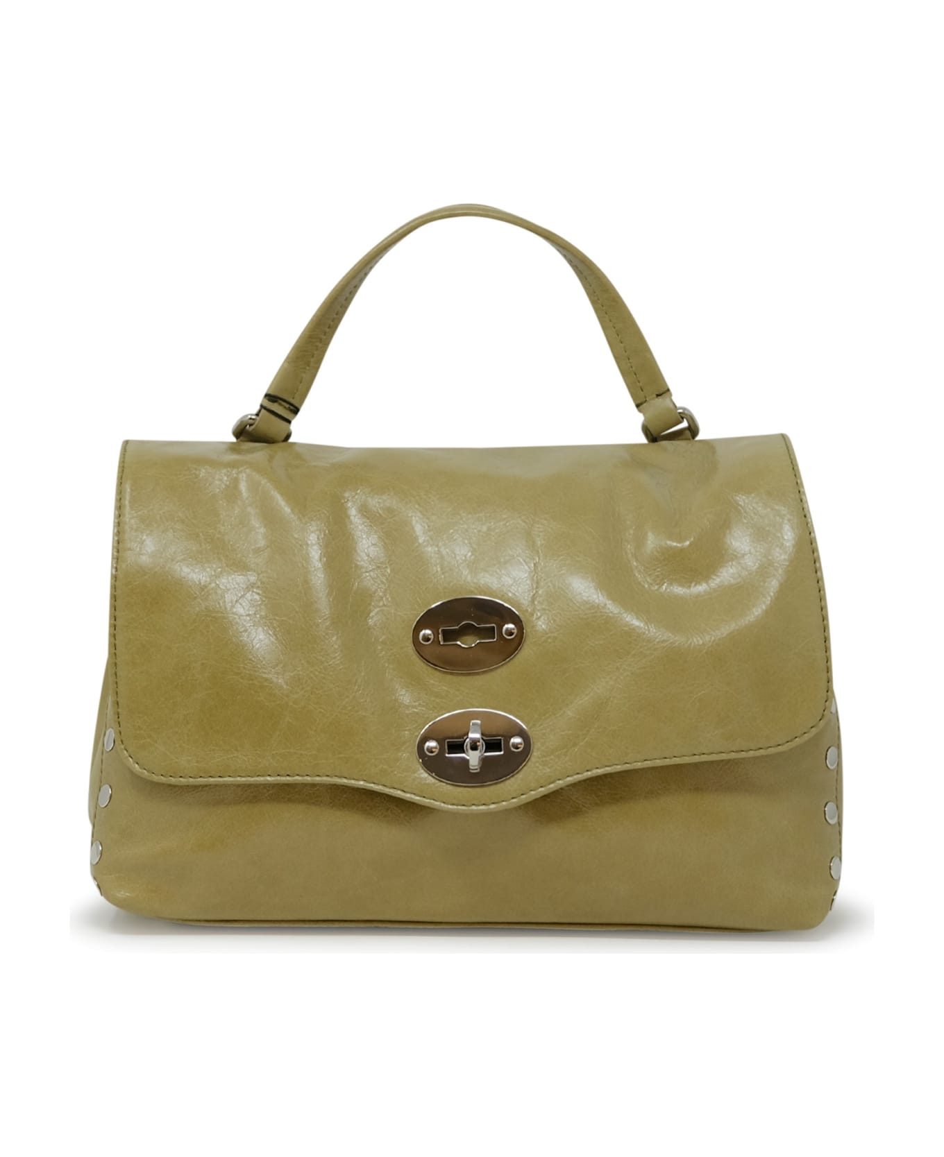 Zanellato 068010-0980000-z0435 Green Moscato Postina D'elba S Handbag - GREEN トートバッグ