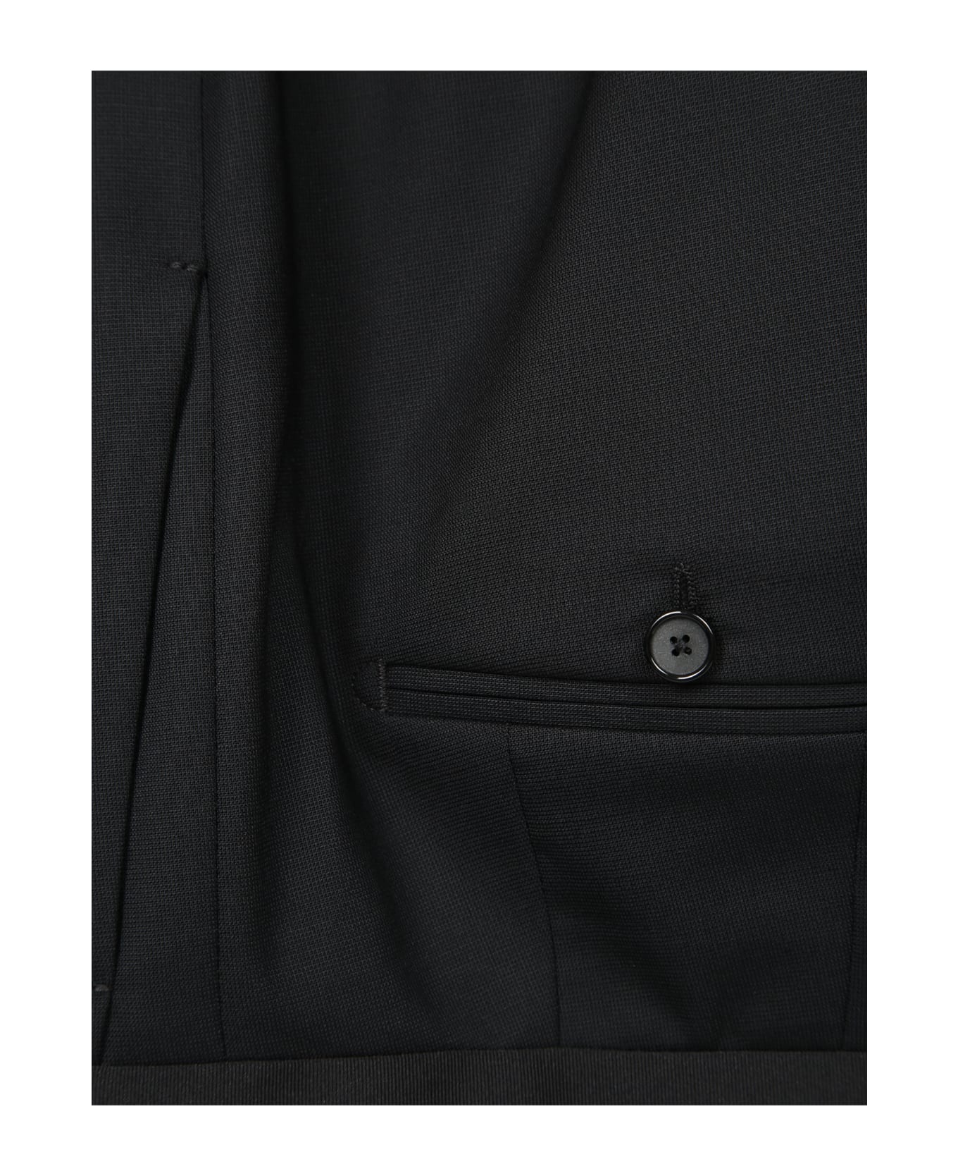 Tagliatore Three-piece Dinner Suit - Black