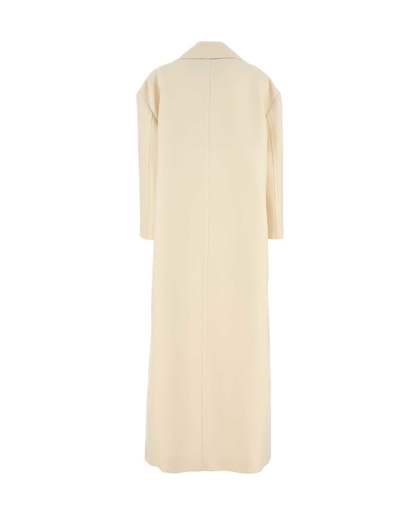Gucci Ivoryy Wool Blend Coat - SOFTWHITE