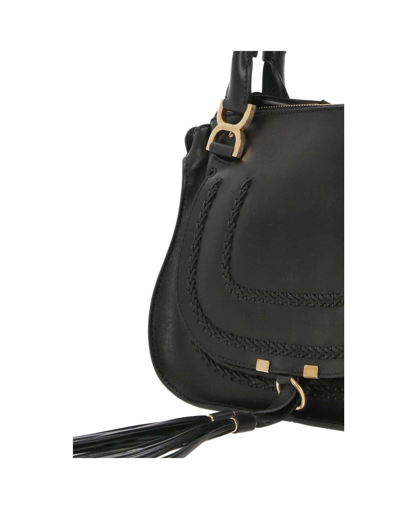 Chloé Marcie Shoulder Bag - NERO