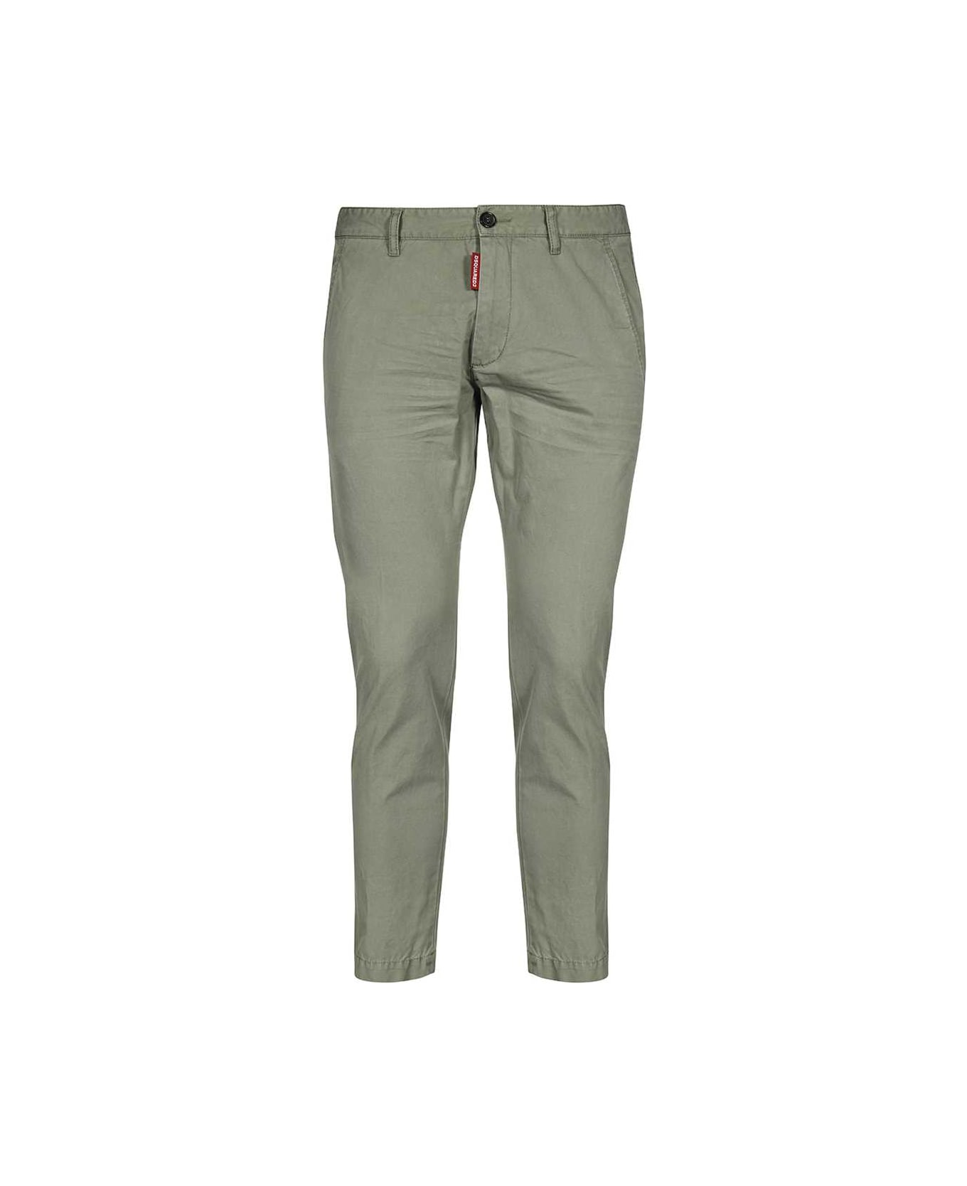 Dsquared2 Cotton Chino Trousers - green