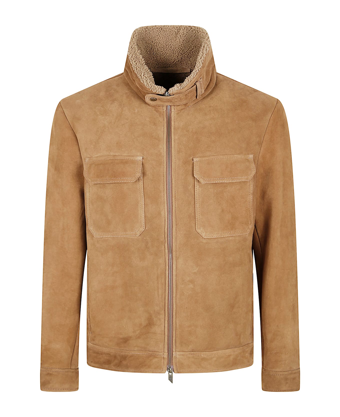 Salvatore Santoro Leather Jacket - Camel