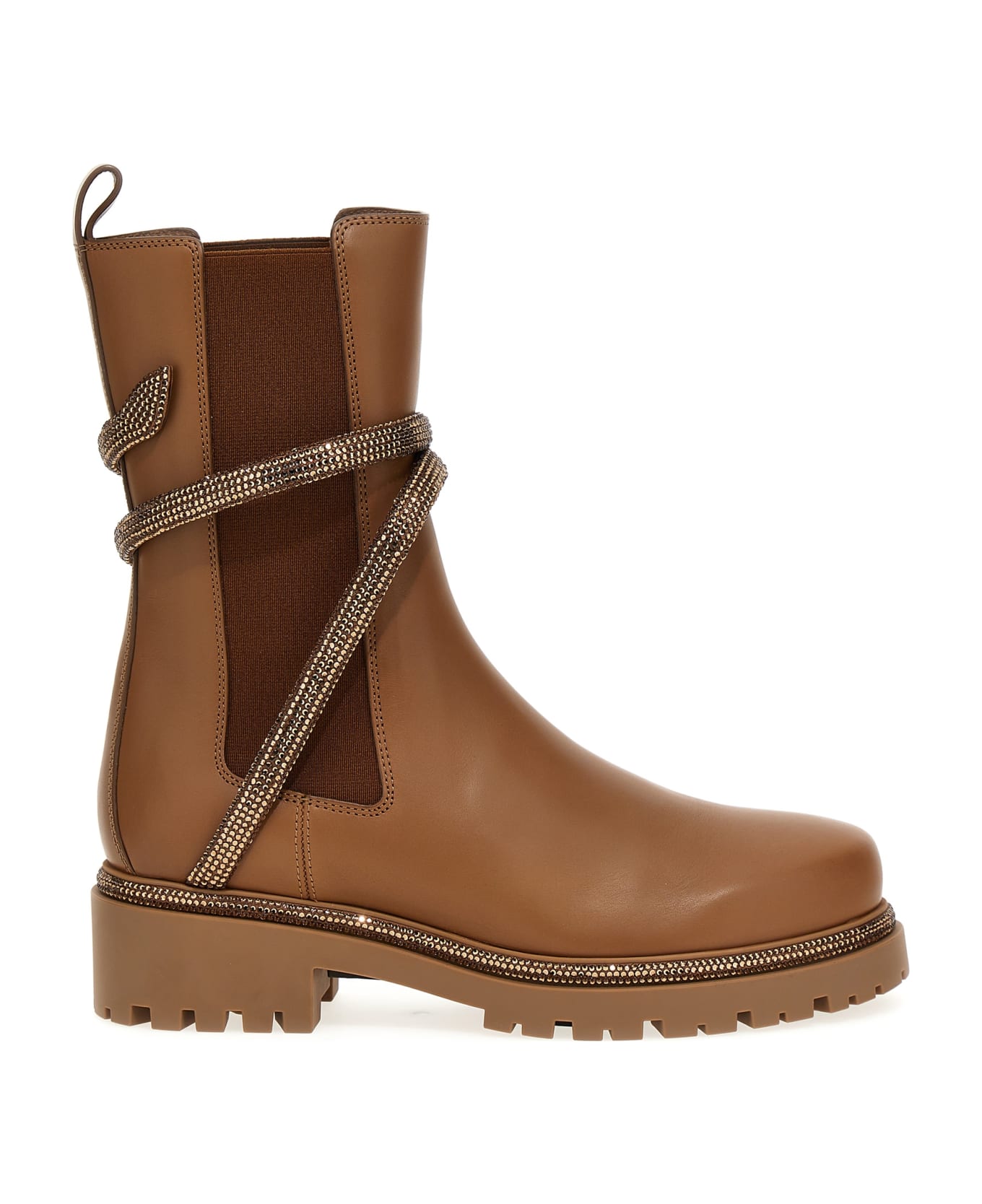 René Caovilla Cleo Ankle Boots - Brown