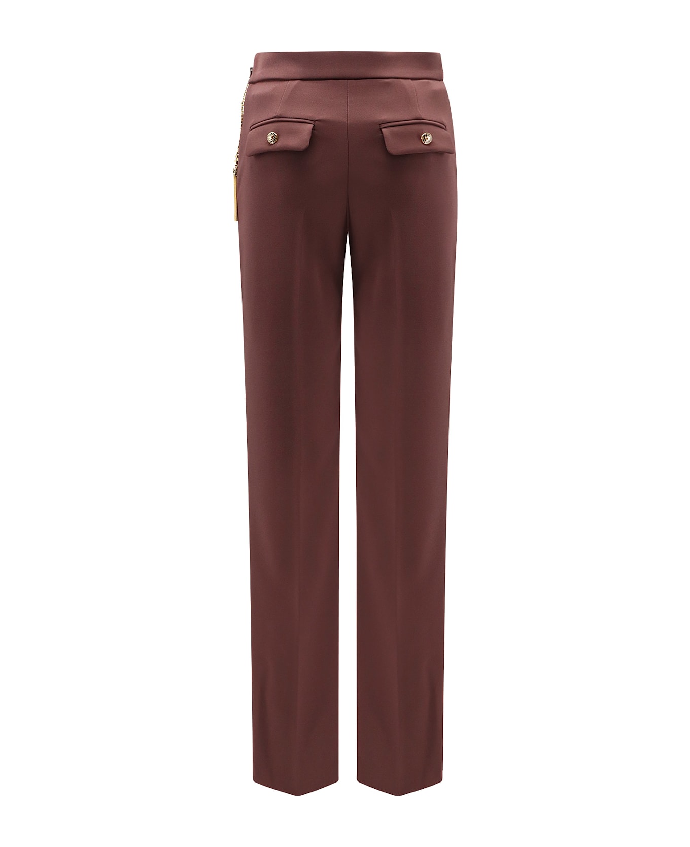 Elisabetta Franchi Cady Trousers - Merlot