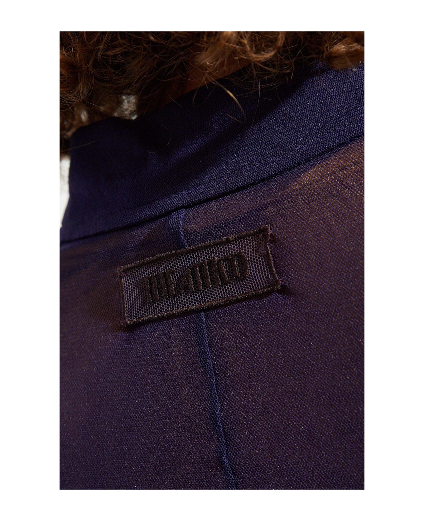 Semi-sheer Shirt Dress