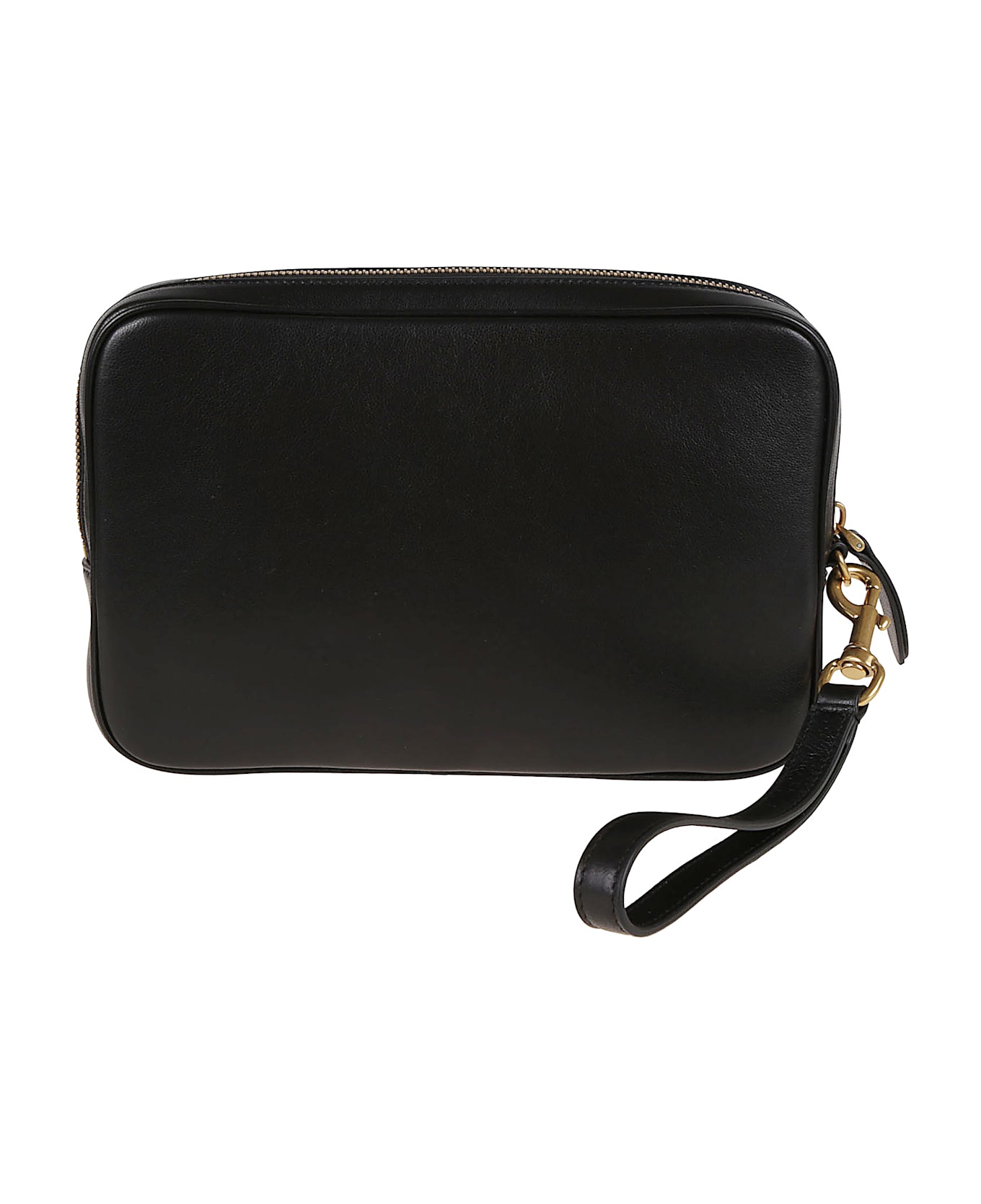 Valentino Garavani Pouch | Viva Superstar | Nappa Vintage/nappa R./antique Gold - Rfa Nero Spice