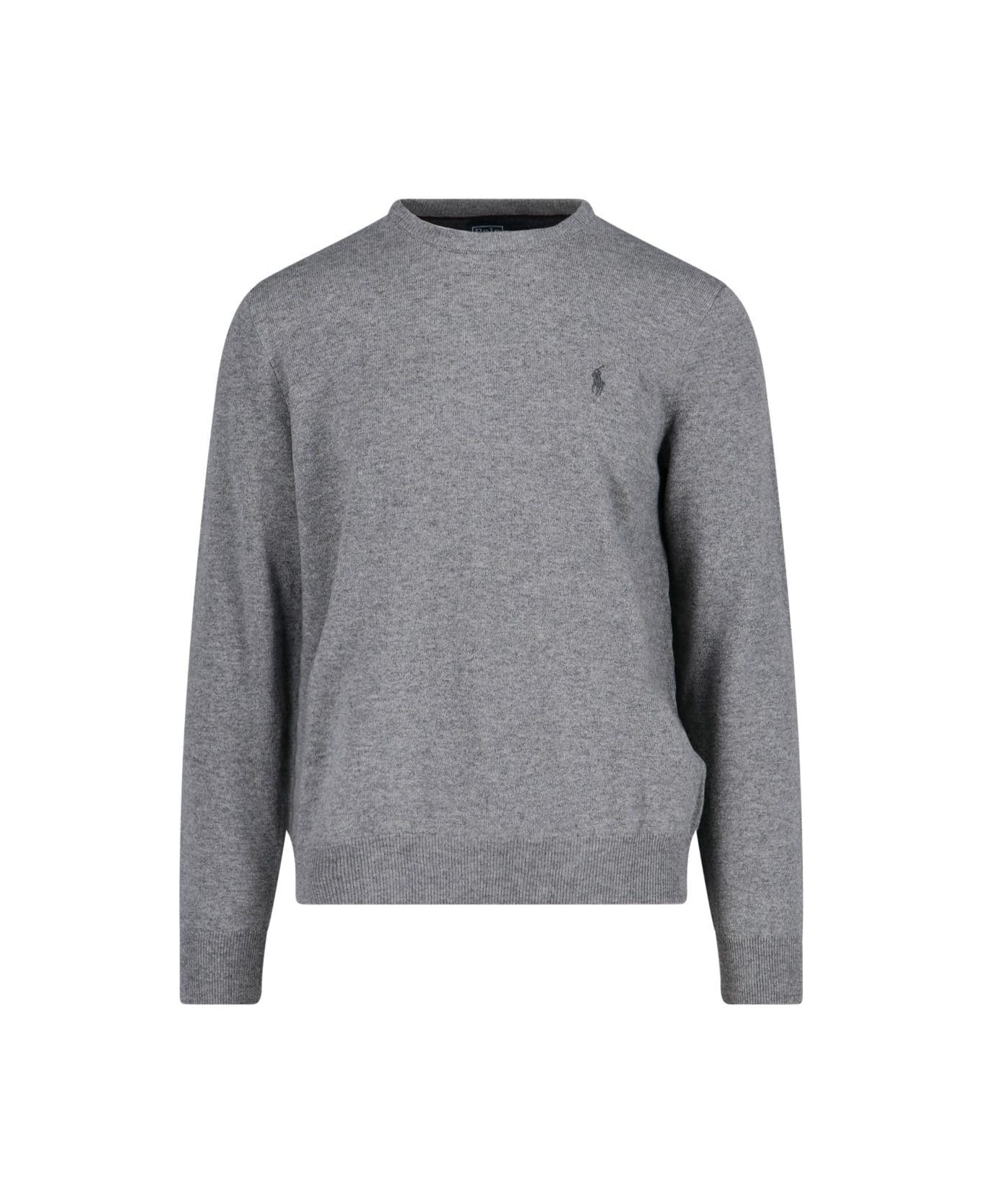 Ralph Lauren Logo Sweater - GREY