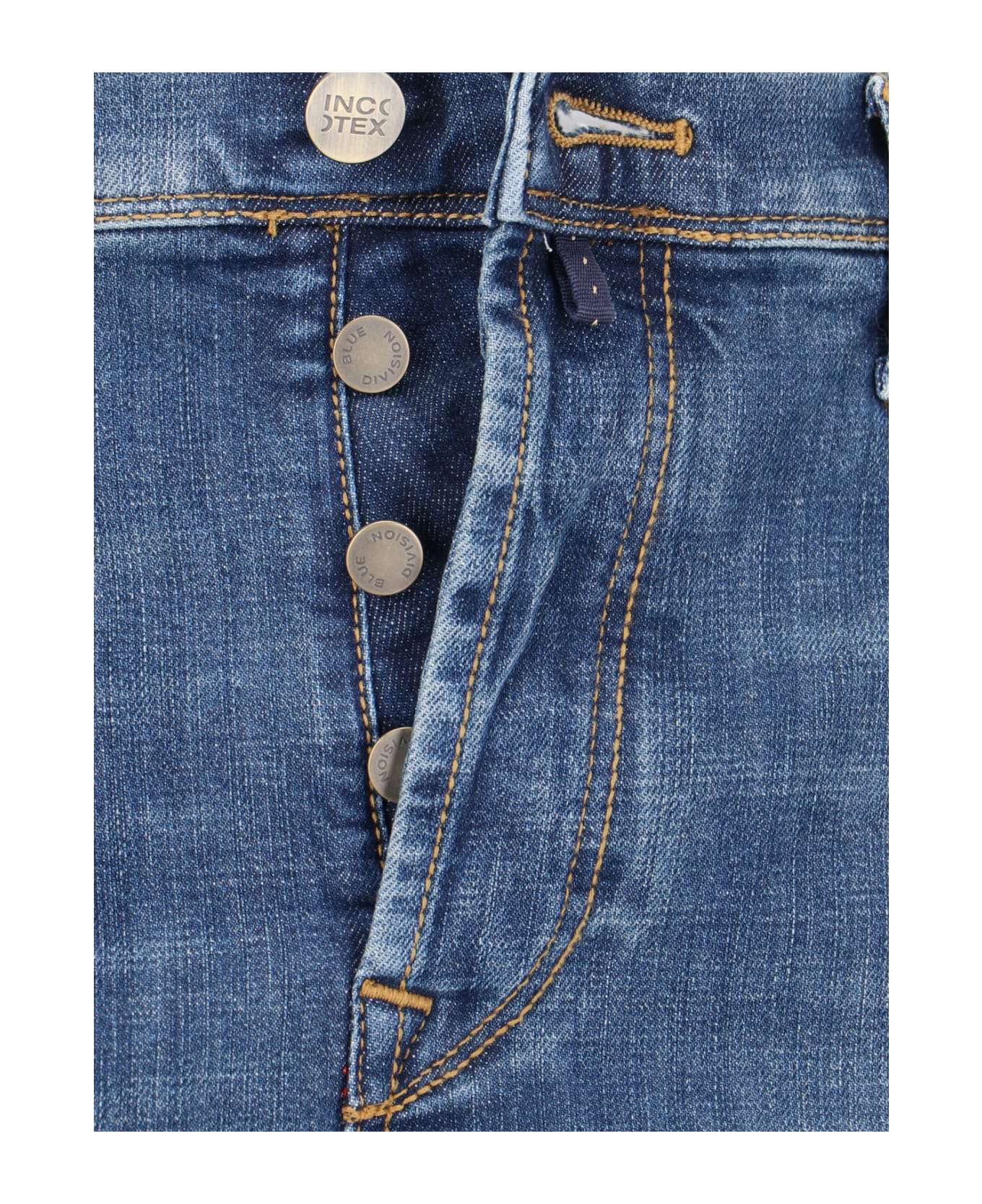 Incotex Straight Jeans - Blue