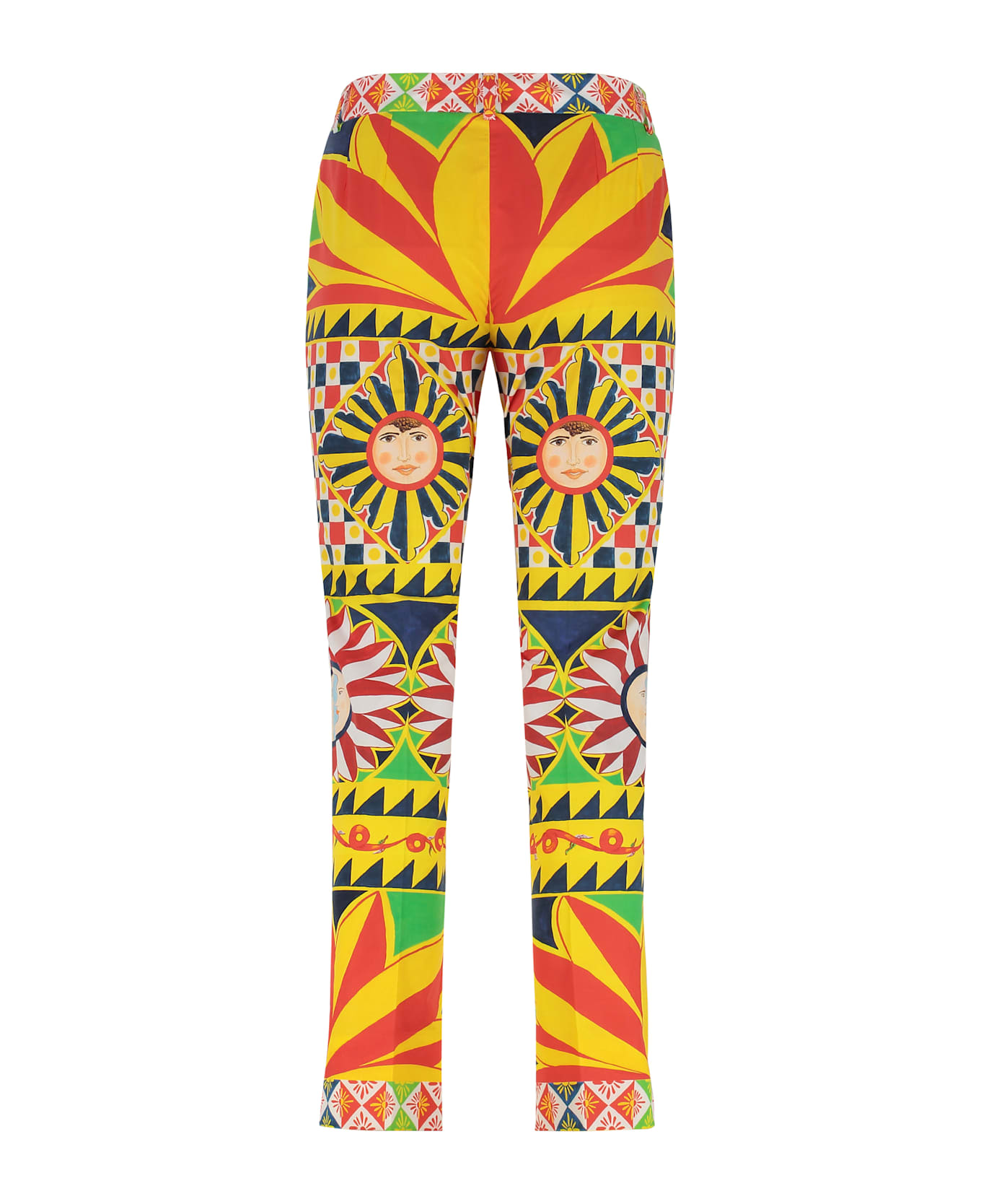 Dolce & Gabbana Cropped Pants - Multicolor