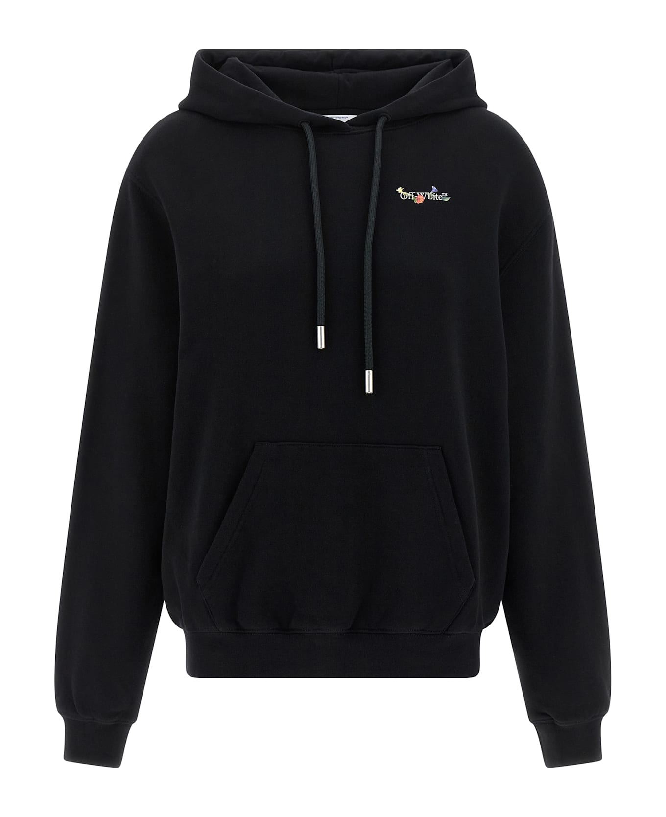Off-White 
arrow Glass Flower
 Hoodie - Black  
