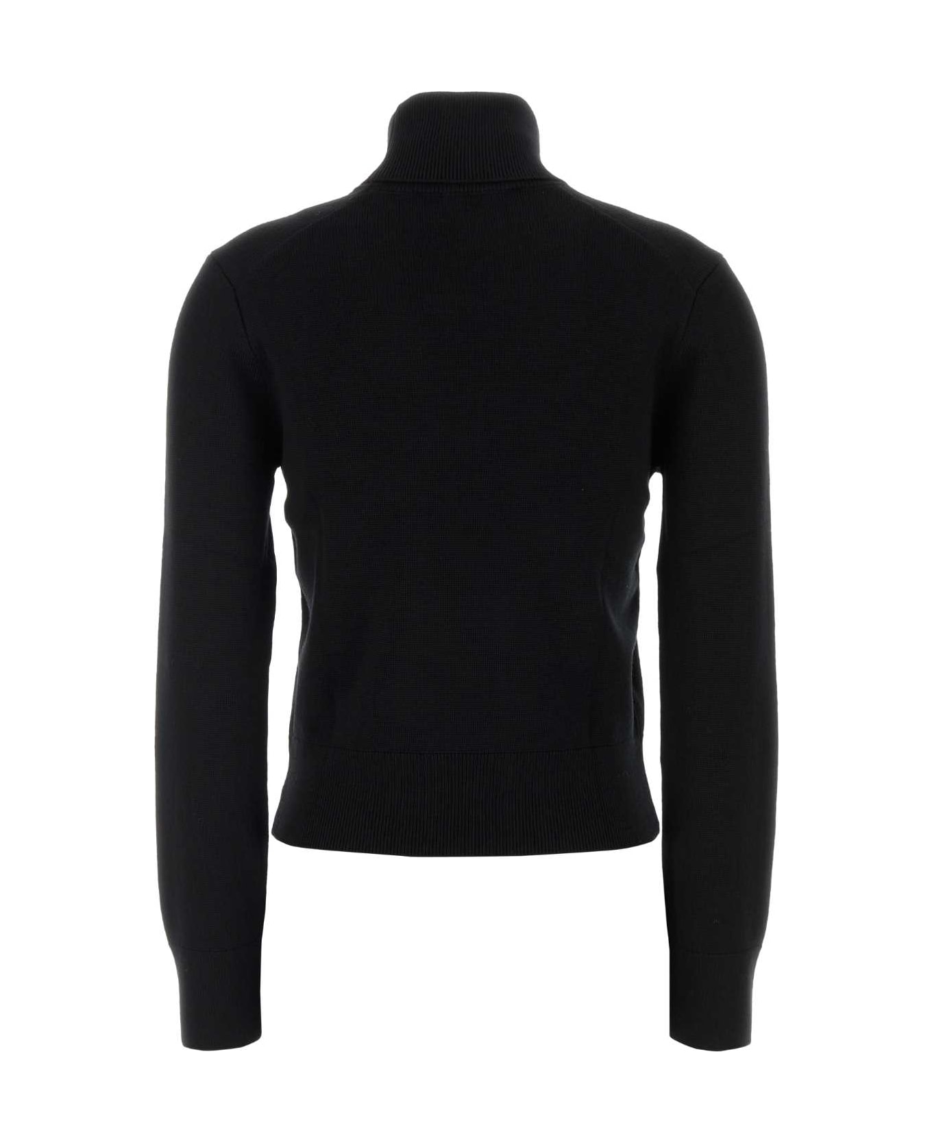 Ami Alexandre Mattiussi Black Wool Sweater - NOIRROUGE