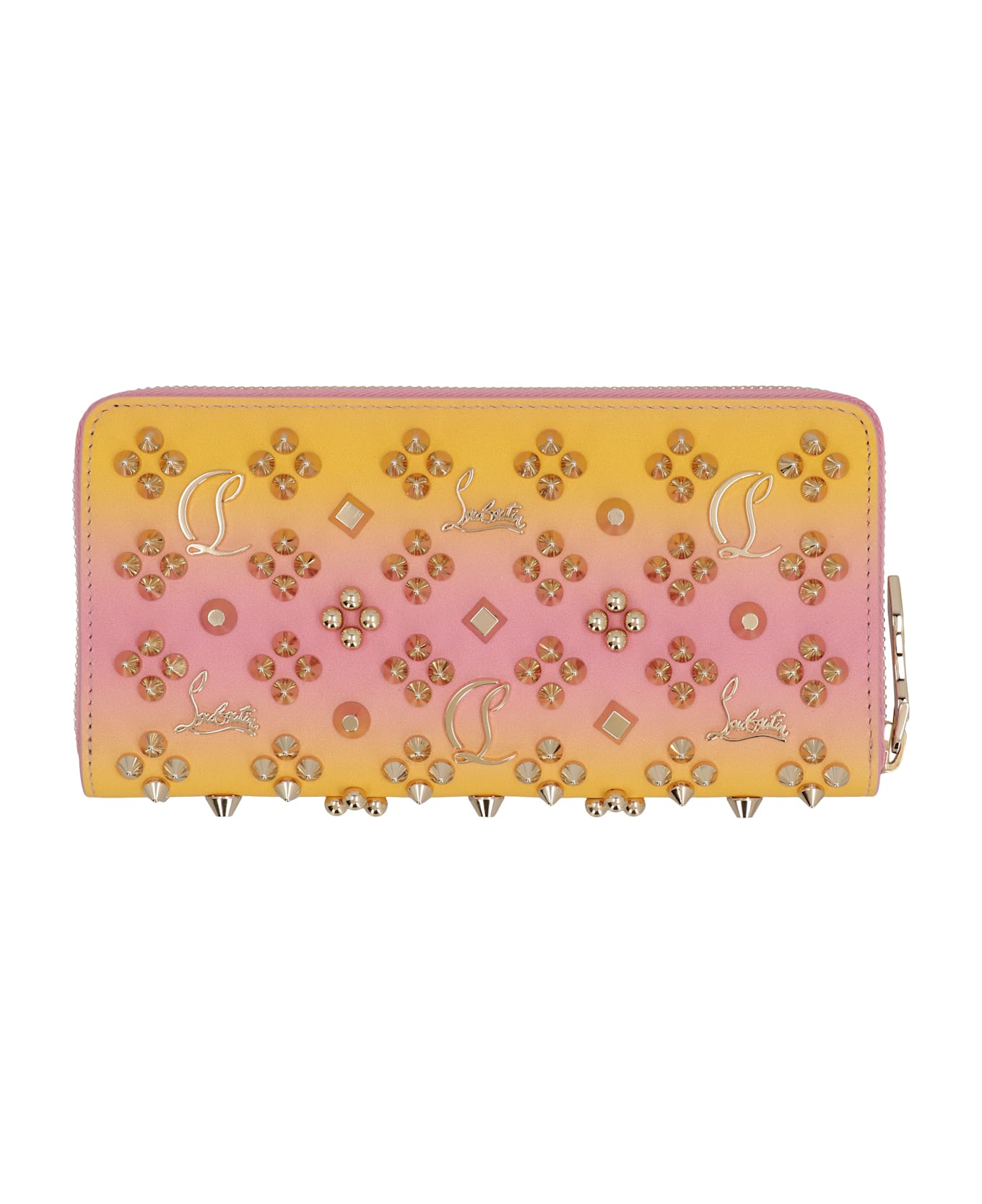 Christian Louboutin Panettone Leather Wallet - Pink