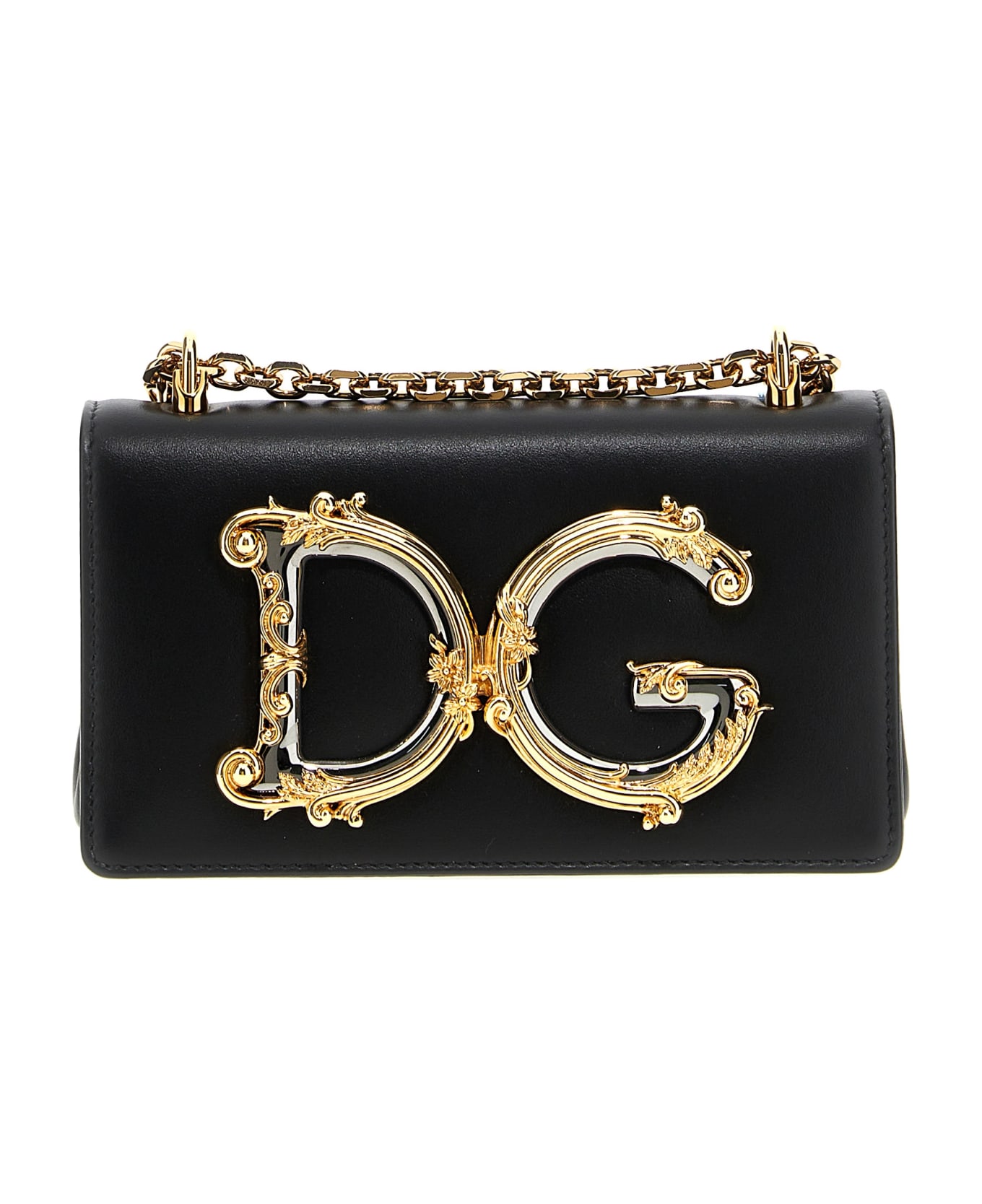 Dolce & Gabbana 'dg Girl' Mini Crossbody Bag - Black  