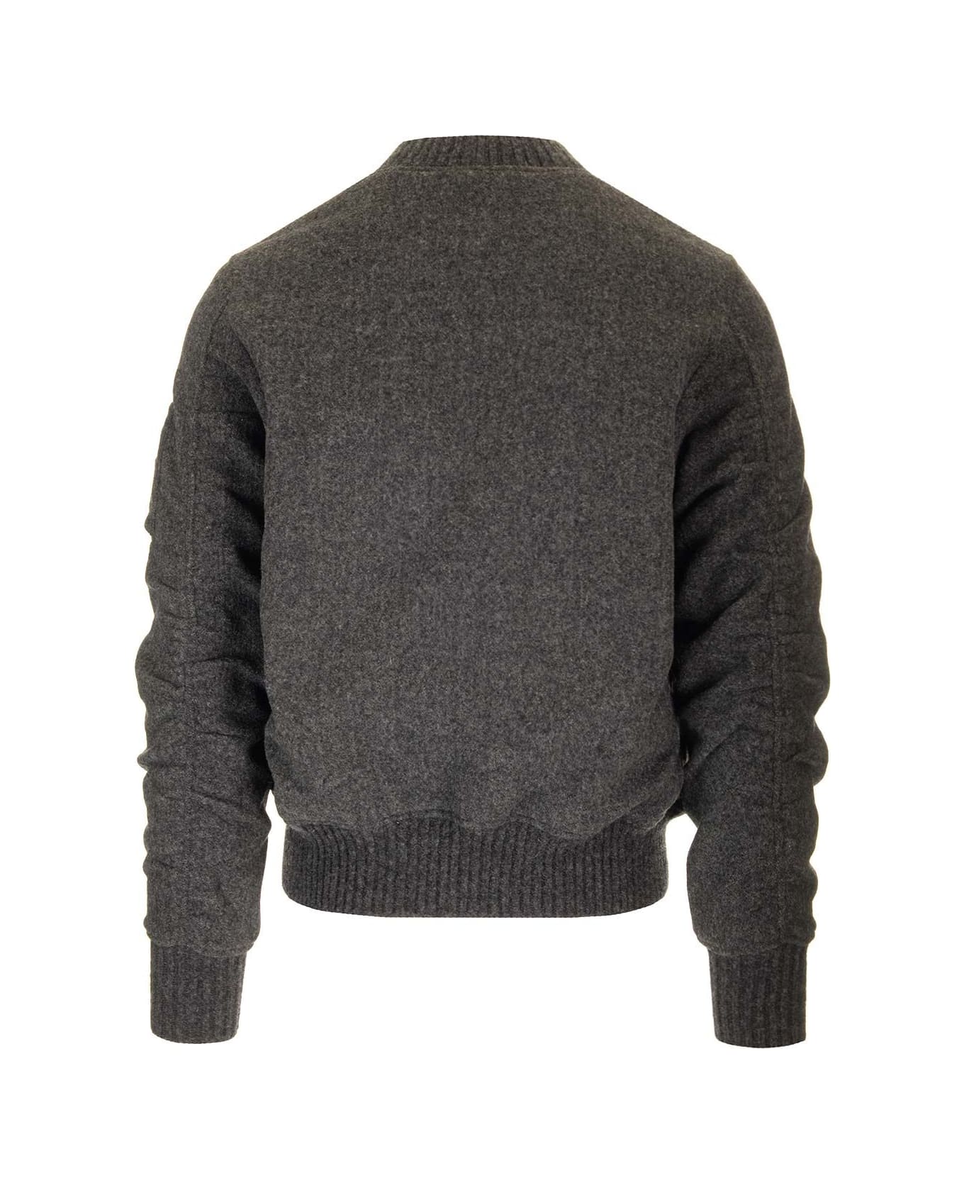 Giorgio Brato Bomber Woolen - Grey