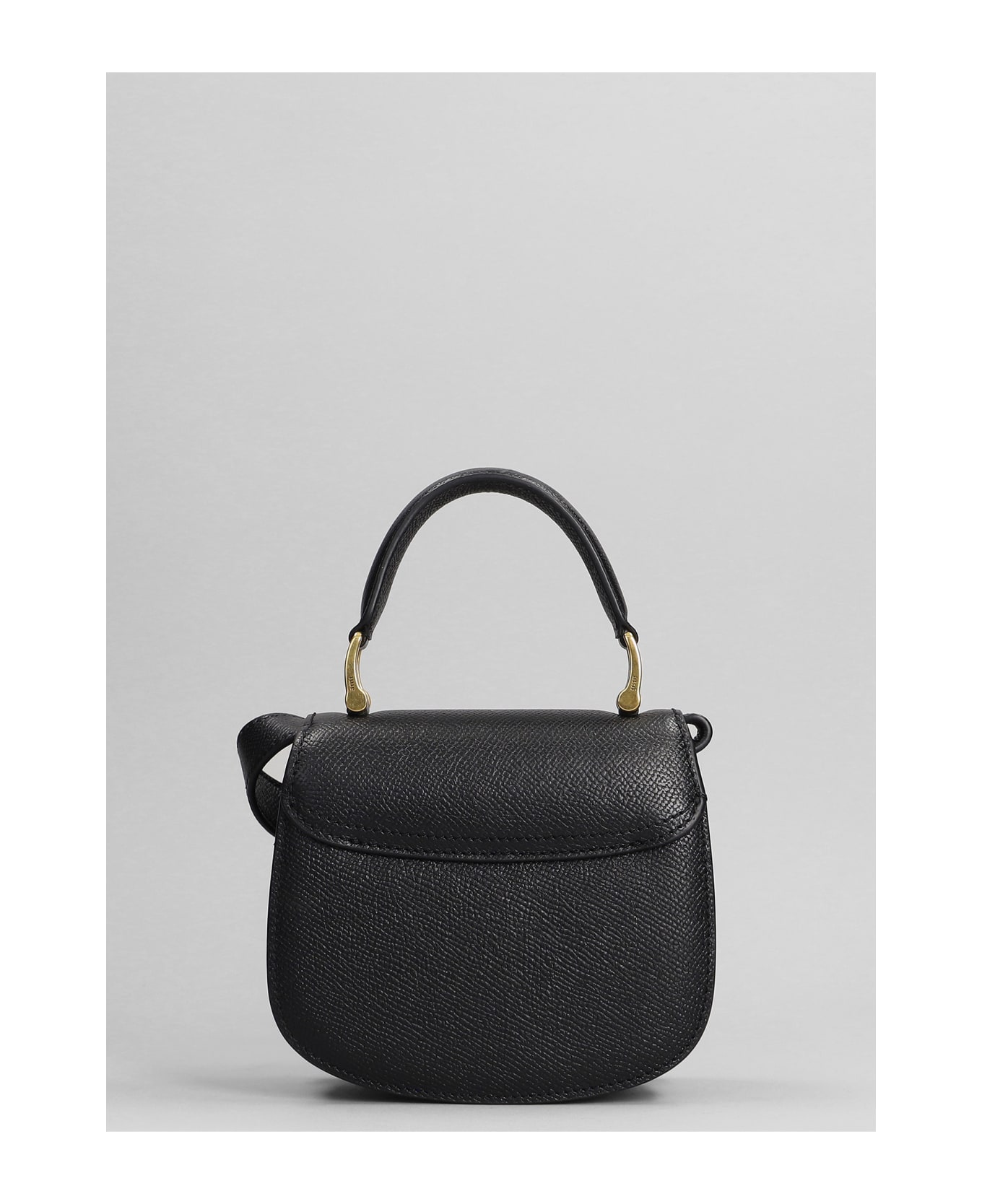 Ami Alexandre Mattiussi Shoulder Bag In Black Leather - black