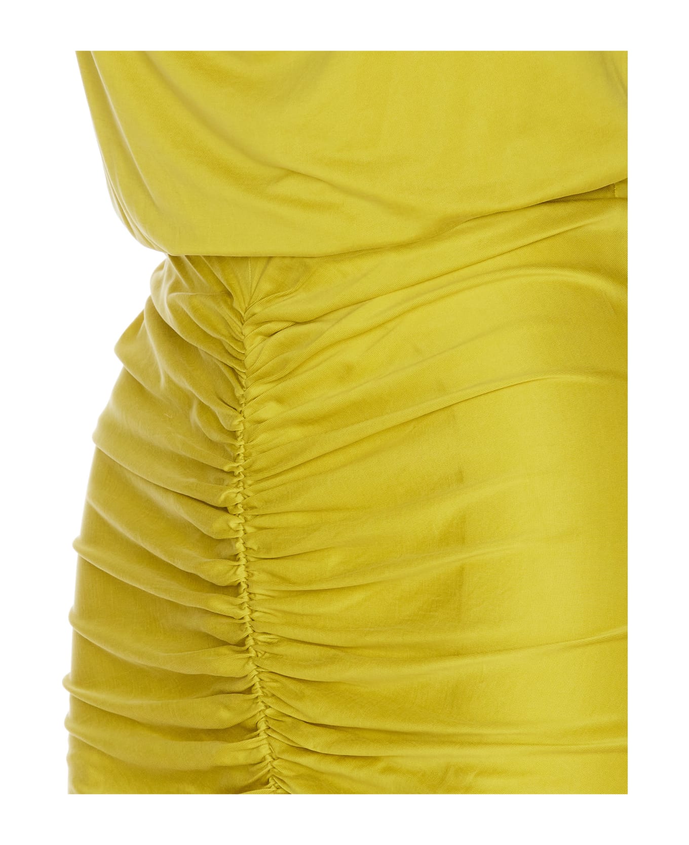 Elisabetta Franchi Long Yellow Dress - Yellow