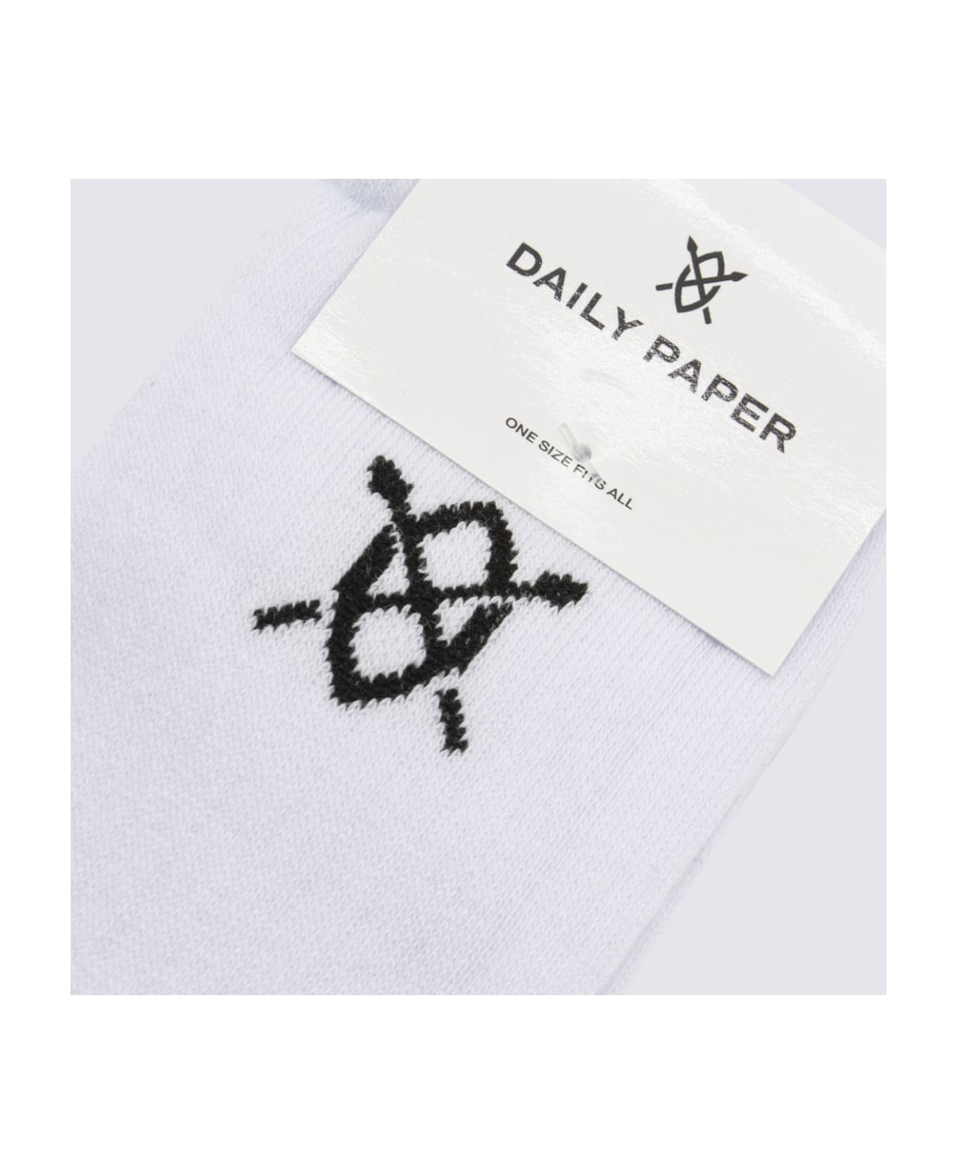 Daily Paper White Cotton Blend Socks 靴下