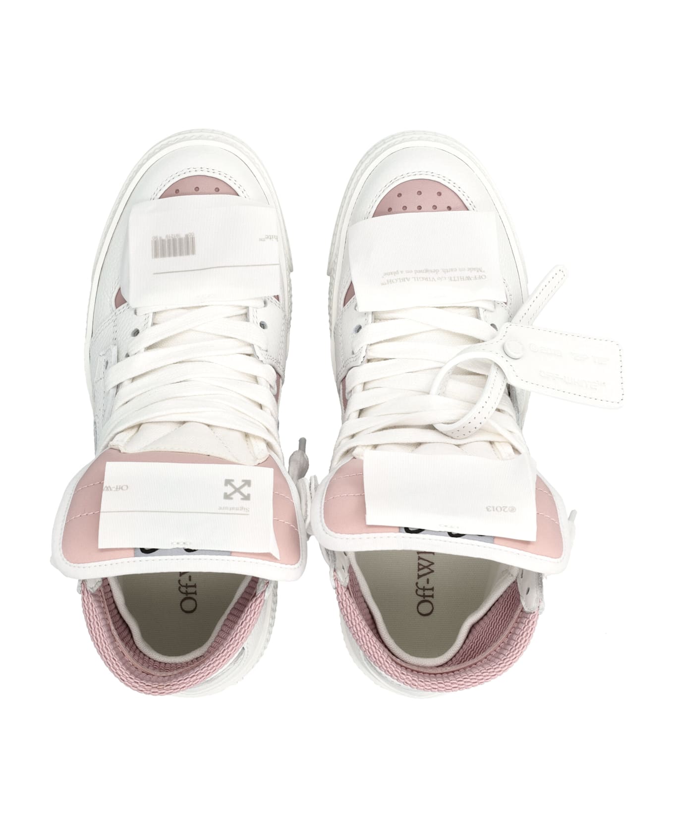 Off-White Off Court 3.0 High Top Women S Sneakers - WHITE PINK