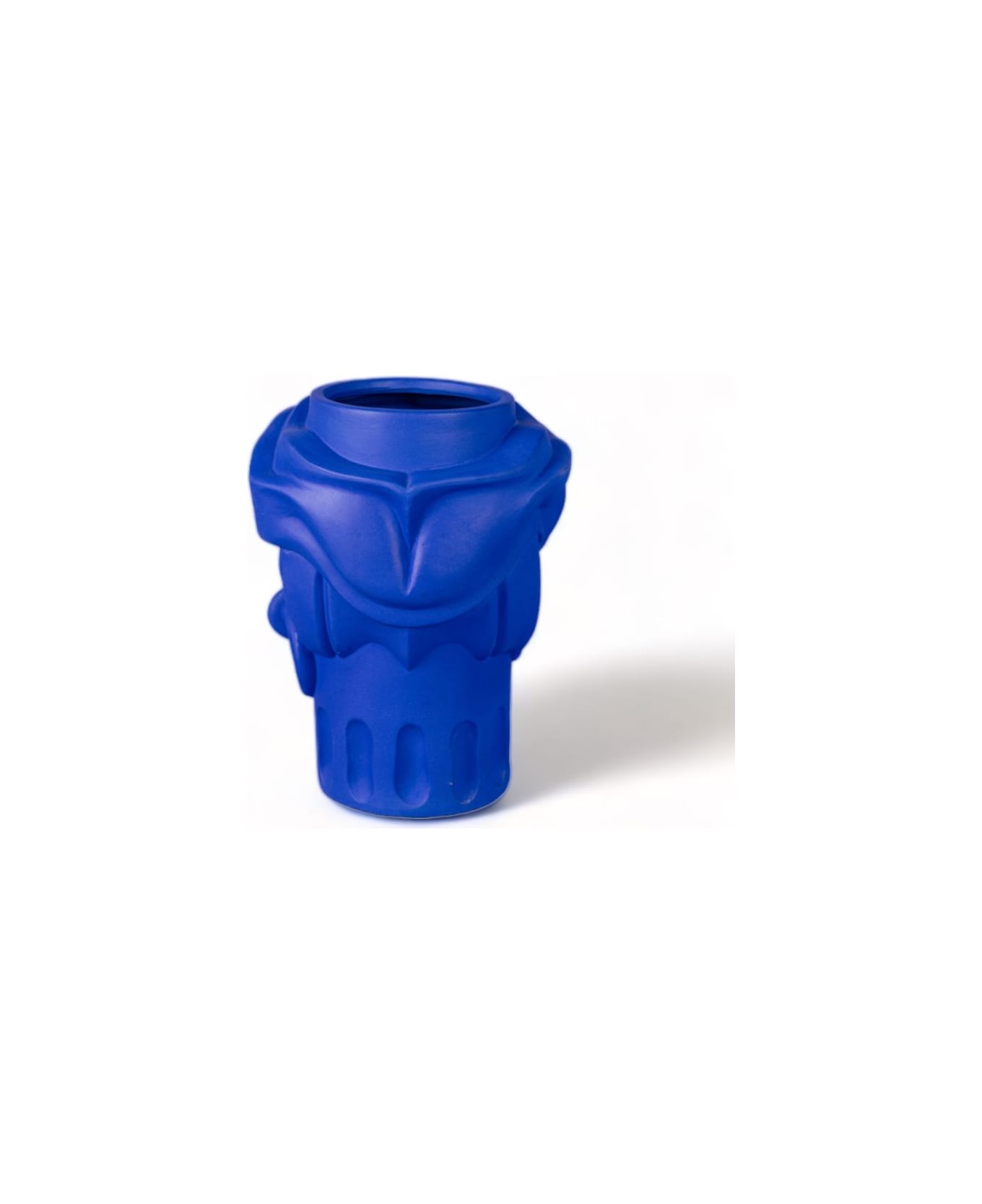 Seletti Vaso In Terracotta Man - Blu