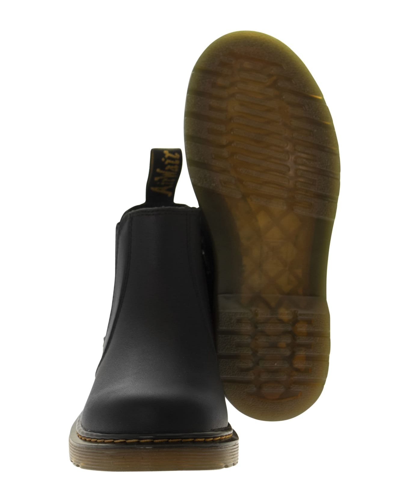 Dr. Martens Chelsea 2976 - Leather Ankle Boots - Black シューズ