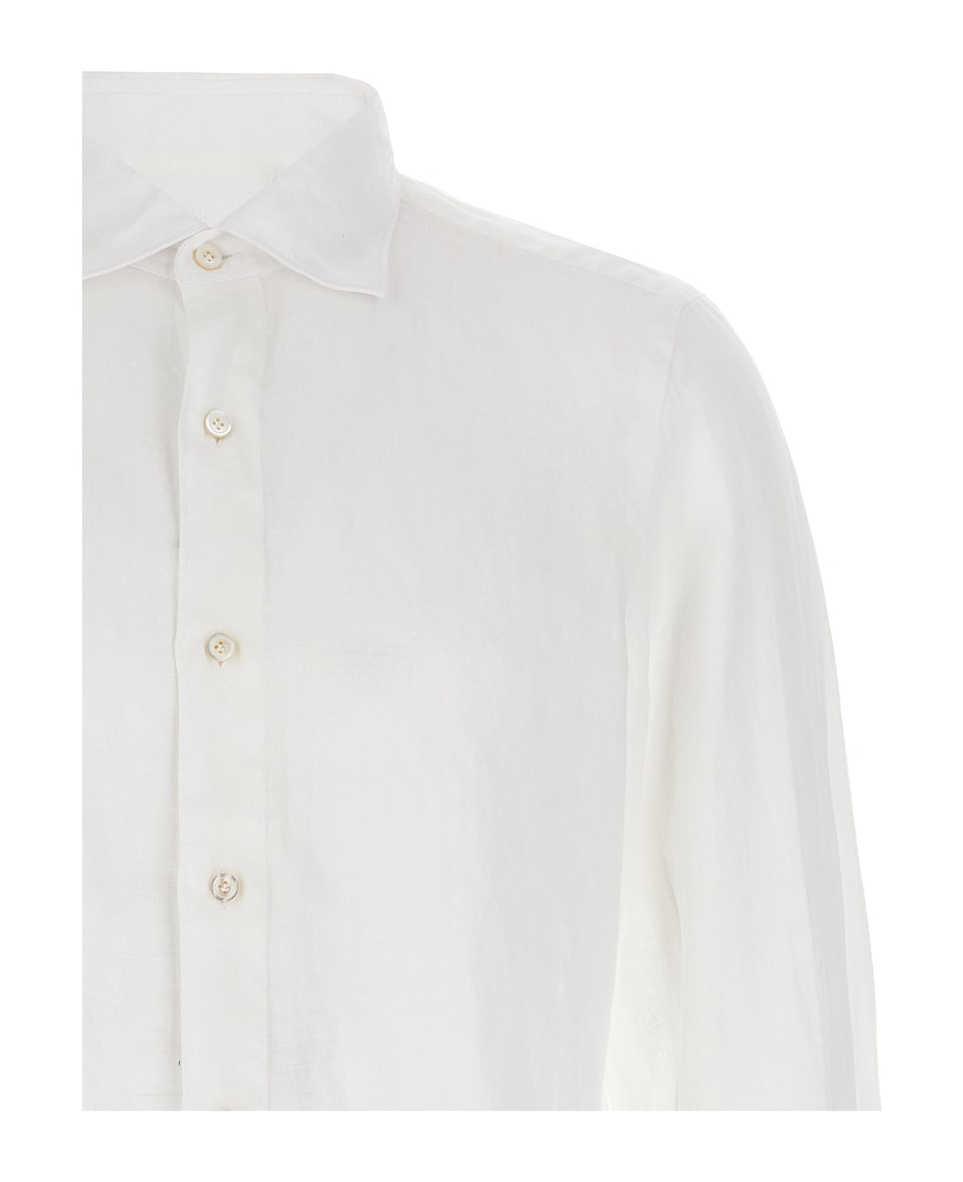 Finamore 'gaeta' Shirt - White