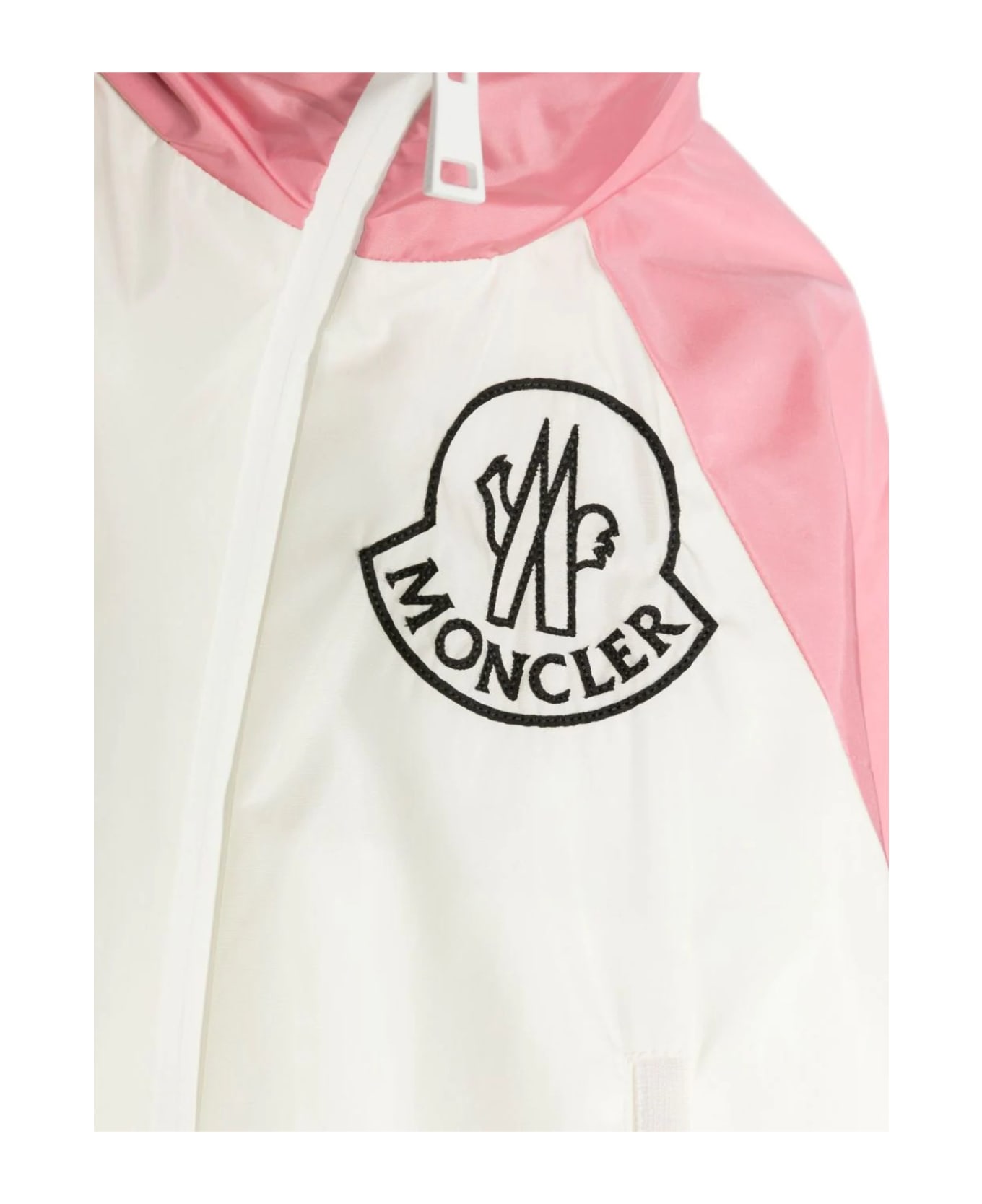 Moncler White Polyamide Jacket - L コート＆ジャケット