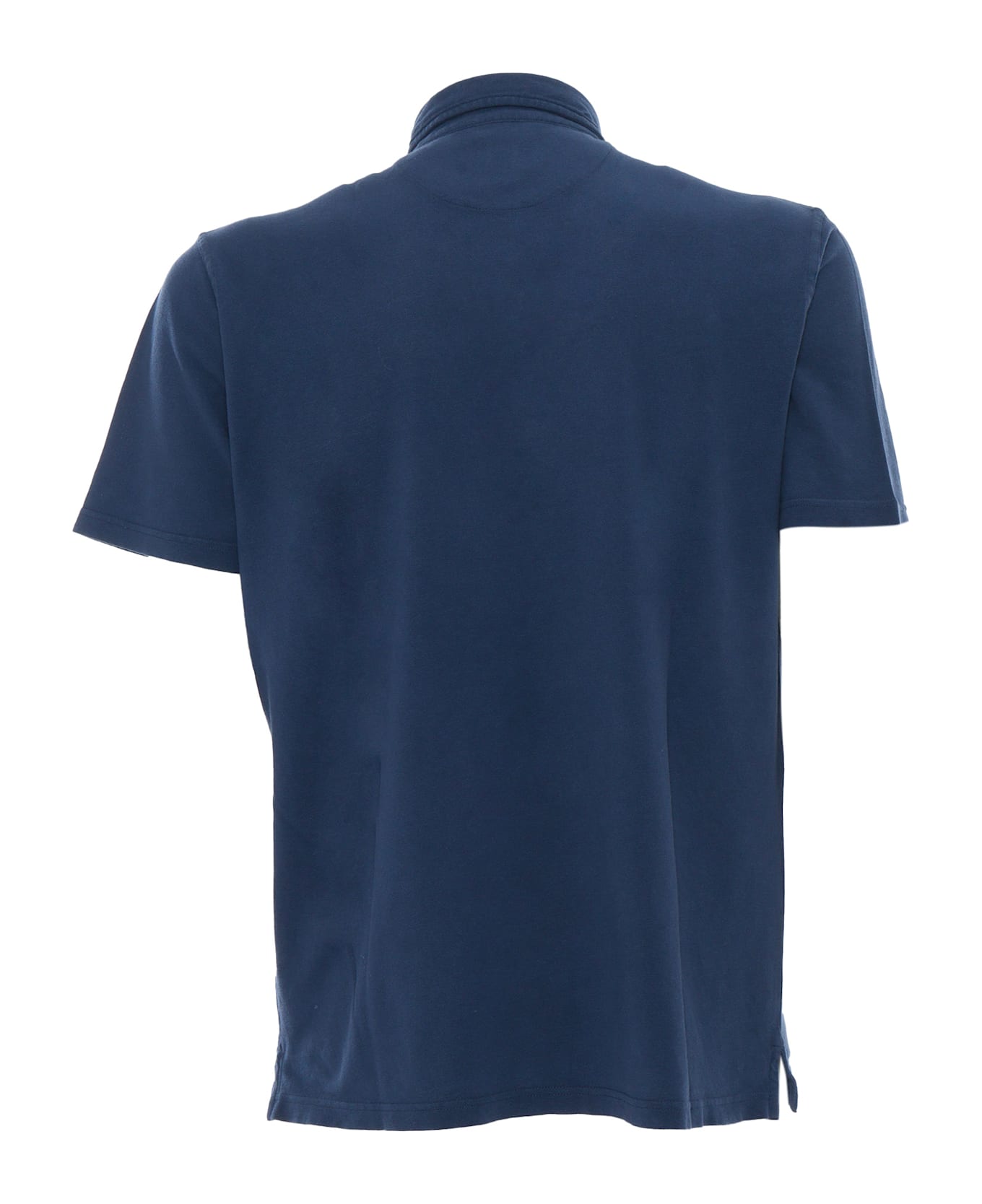 Fedeli Polo-shirt S/s Knitted Man - BLUE