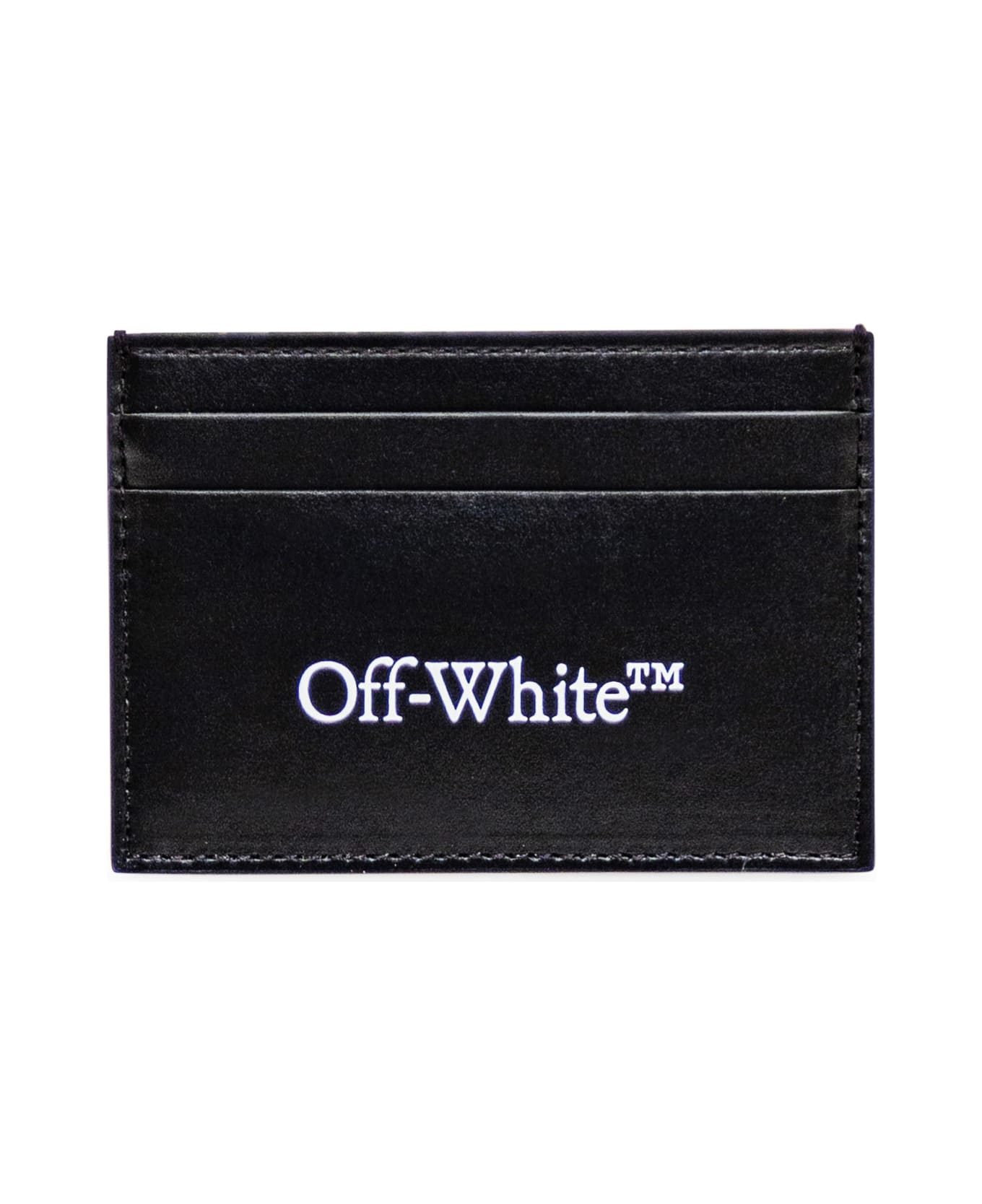 Off-White Card Holder With Logo - Black