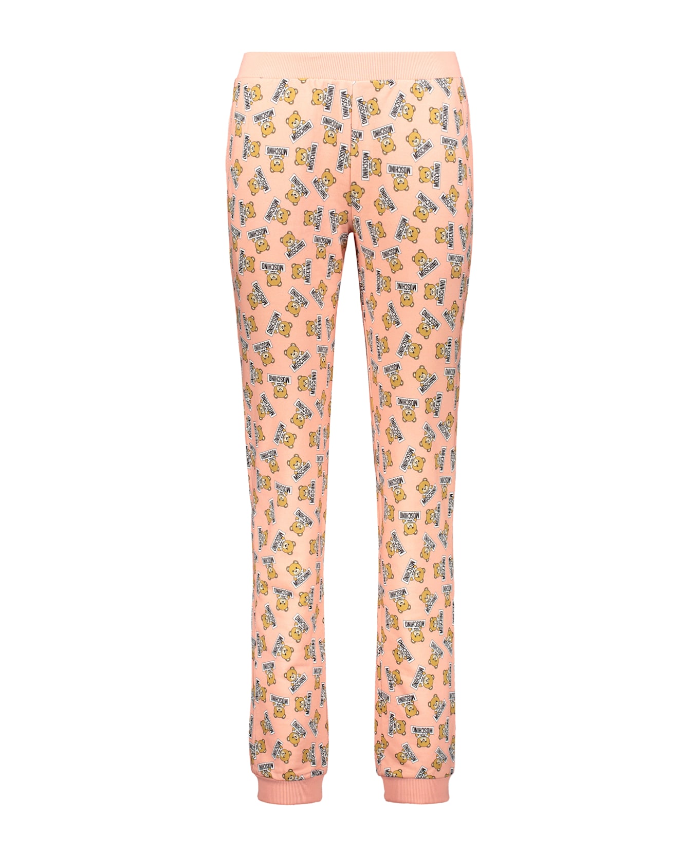 Moschino Logo Print Sweatpants - Pink