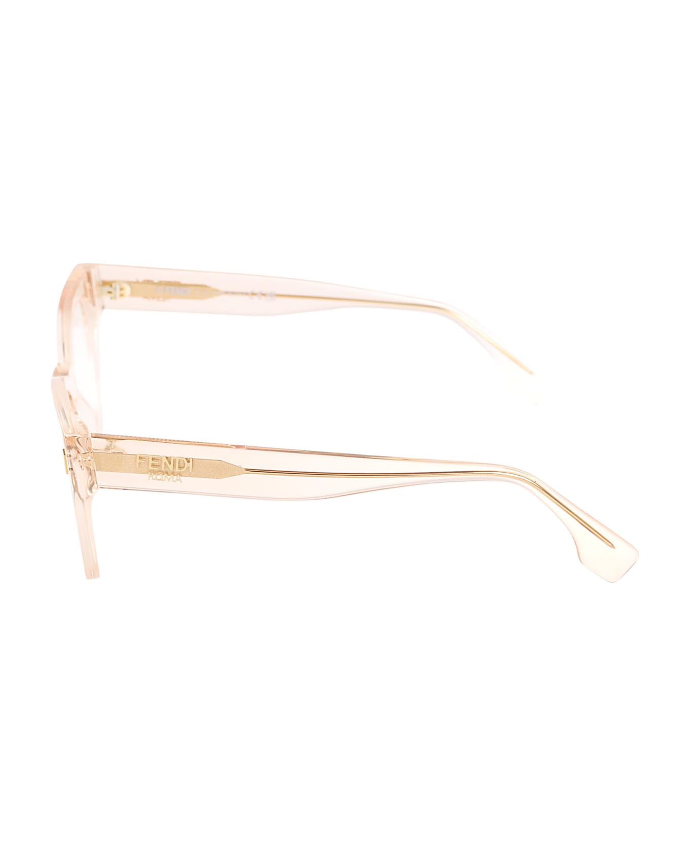 Fendi Clear Frame Round Lense Glasses - 072 - Rose