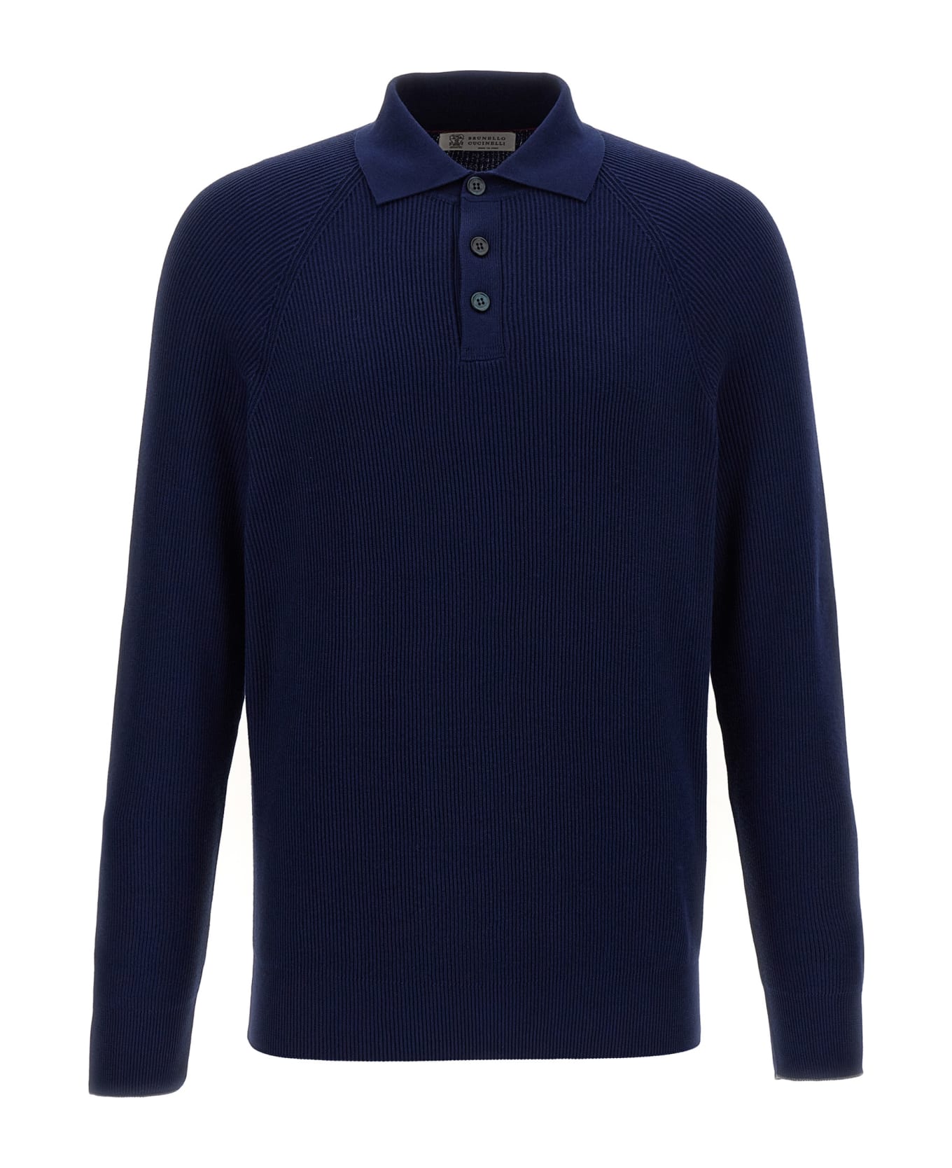 Brunello Cucinelli Polo Sweater - Blue