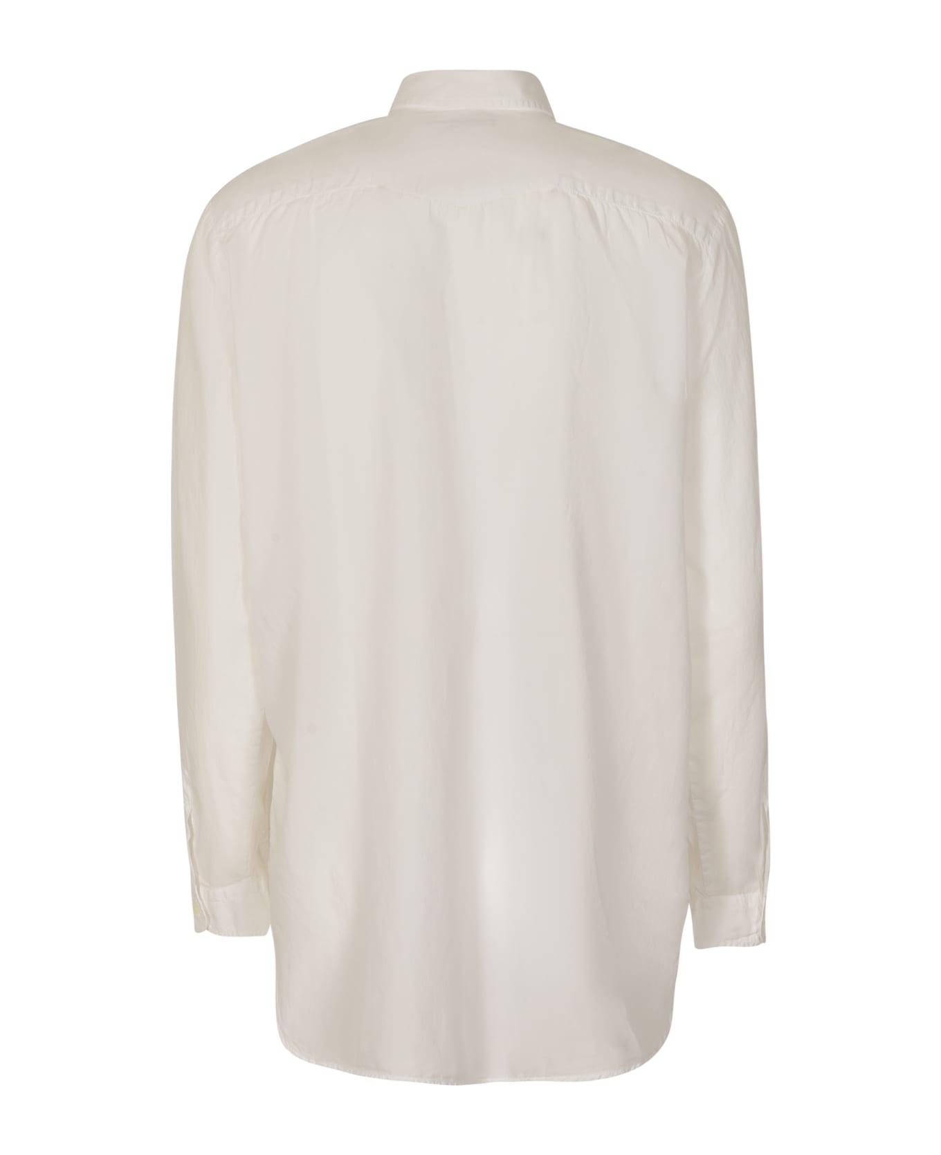 Massimo Alba Patched Pocket Plain Shirt - White