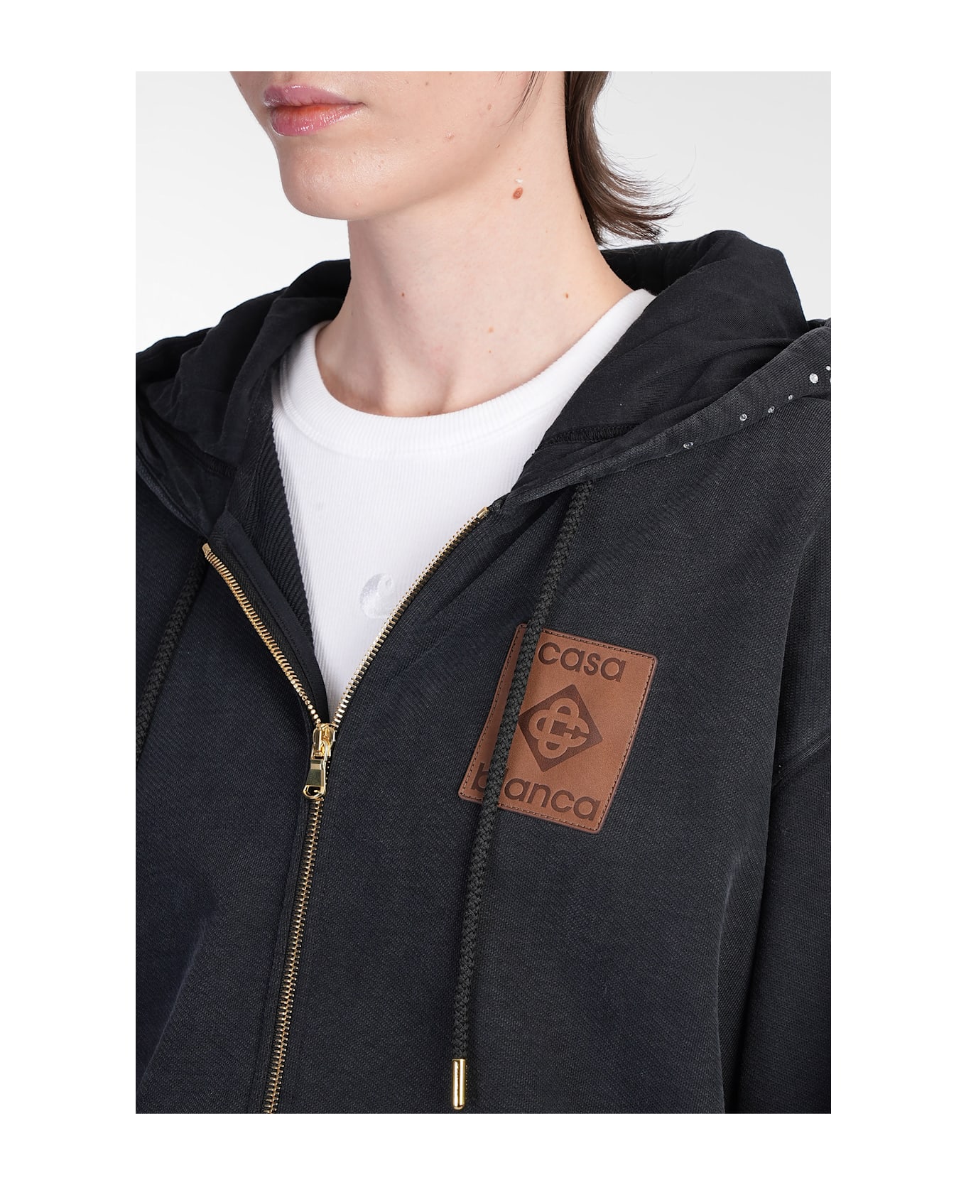 Casablanca Sweatshirt In Black Cotton - black