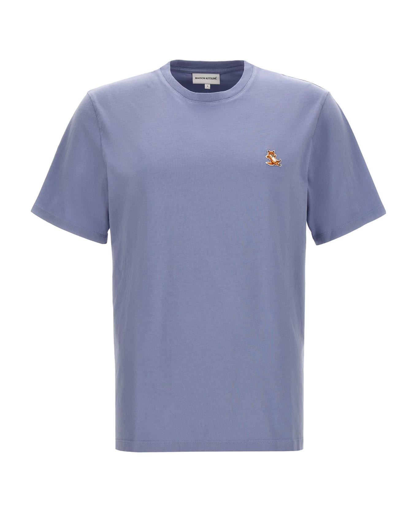Maison Kitsuné 'chillax Fox' T-shirt - Light Blue
