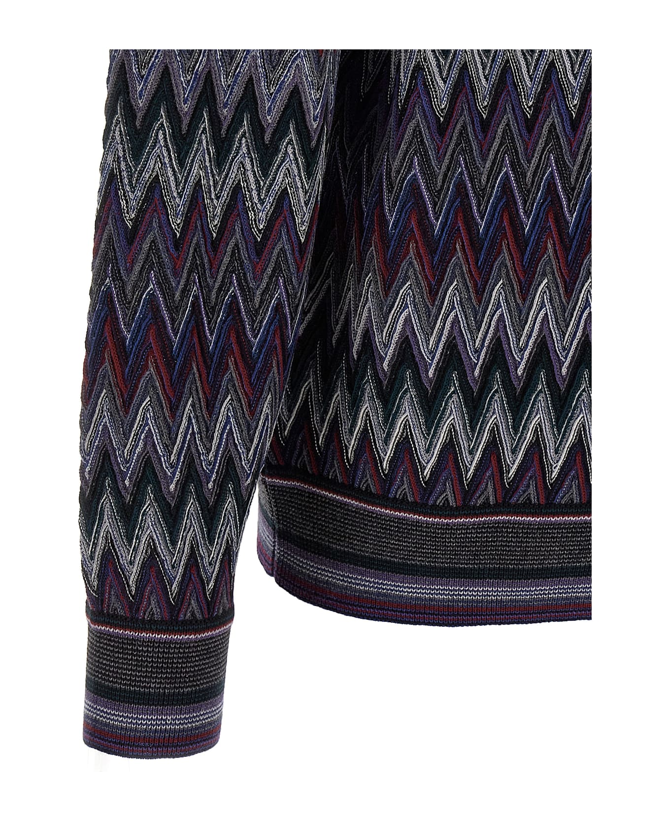 Missoni Zigzag Pattern Sweater - Blue