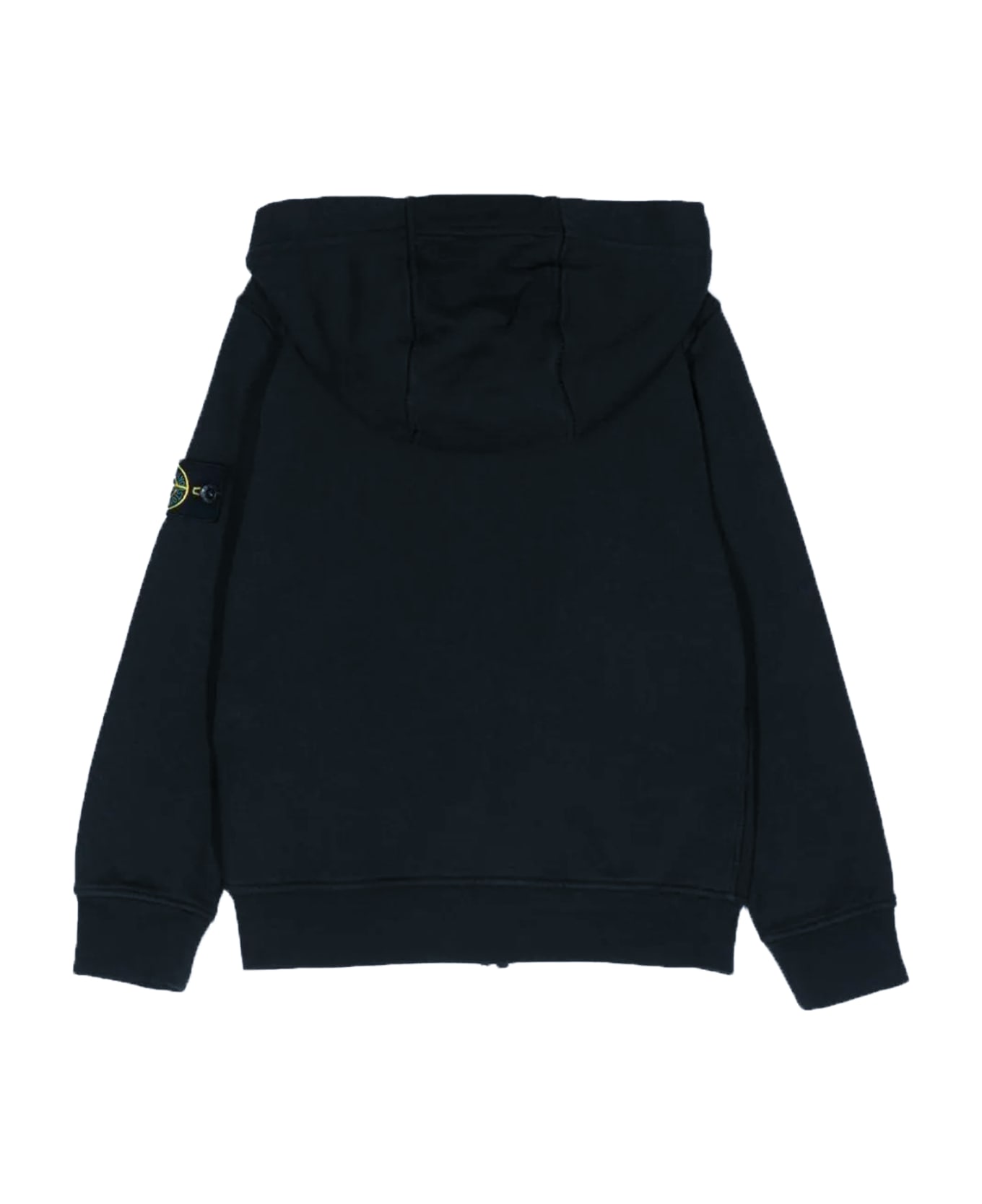 Stone Island Junior Sweatshirt With Zip - Back