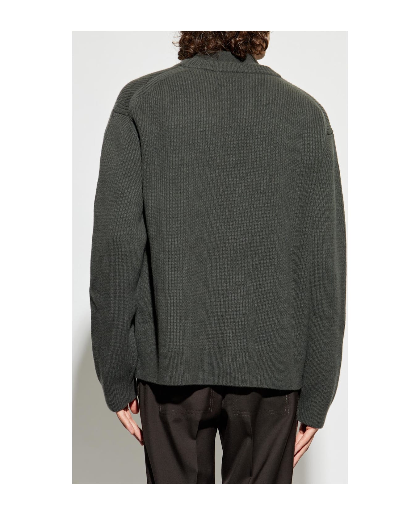 Gucci Cardigan With Pockets - Forest Green
