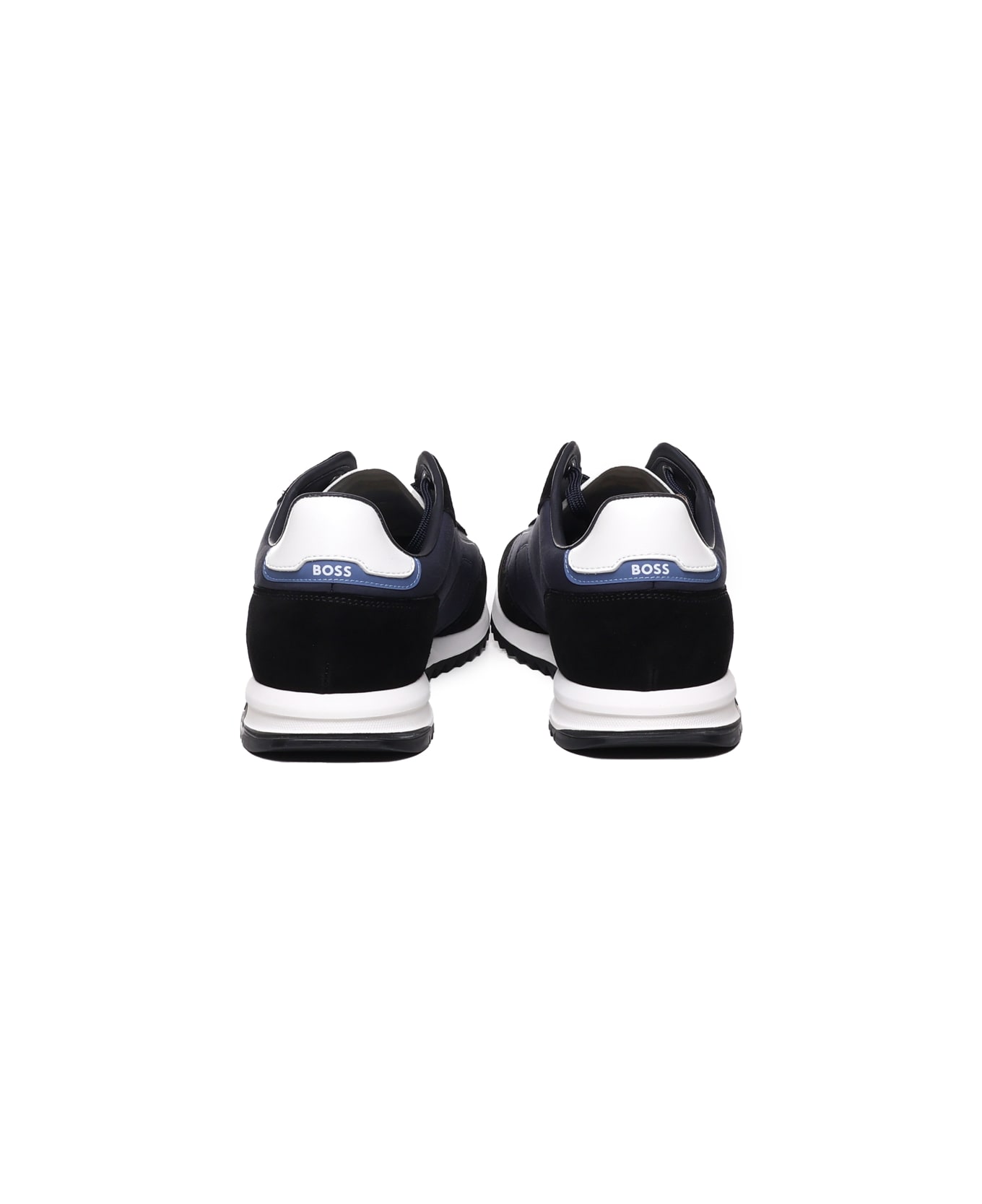 Hugo Boss Sneakers Open Blue Zayn Wash Effect - Blue