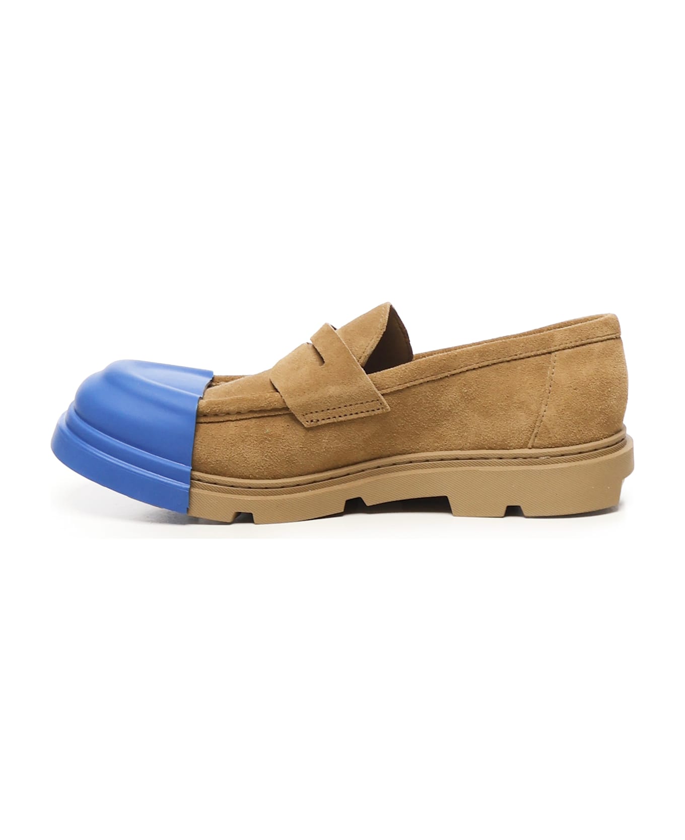 Camper Junction Loafers - CAMEL/LIGHT BLUE