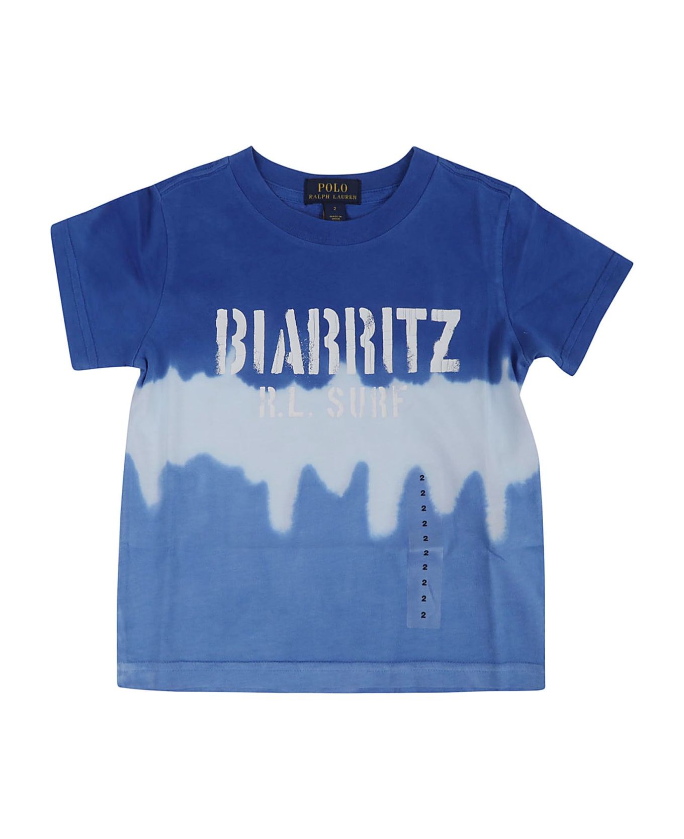 Ralph Lauren Sscnm1-knit Shirts-t-shirt - Heritage Blue Multi Tシャツ＆ポロシャツ