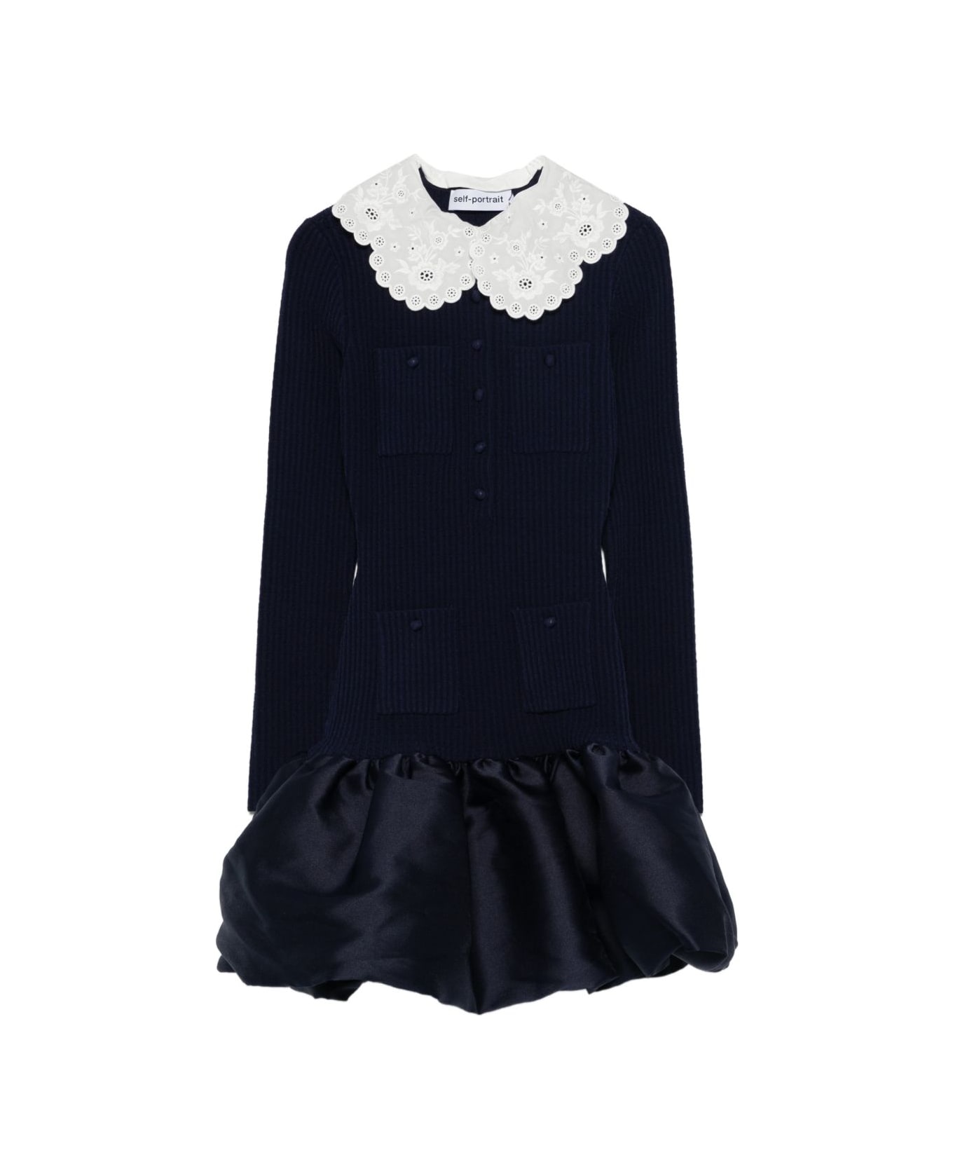 self-portrait Mini Dress - Blue