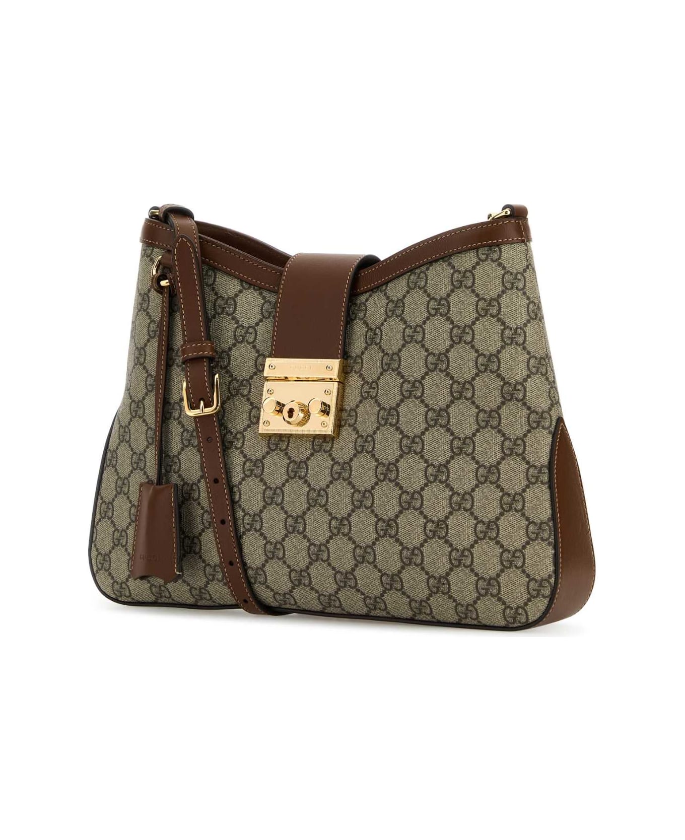 Gucci Gg Fabric Padlock Shoulder Bag - 8534