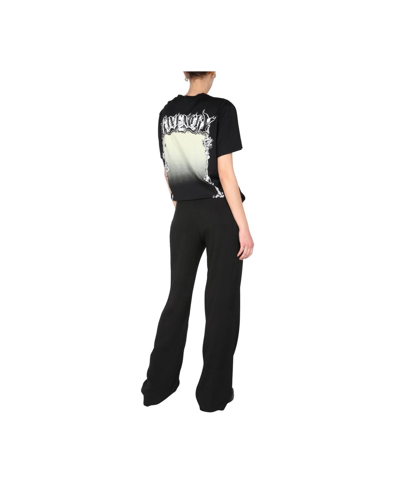 Givenchy Graphic Print T-shirt - BLACK